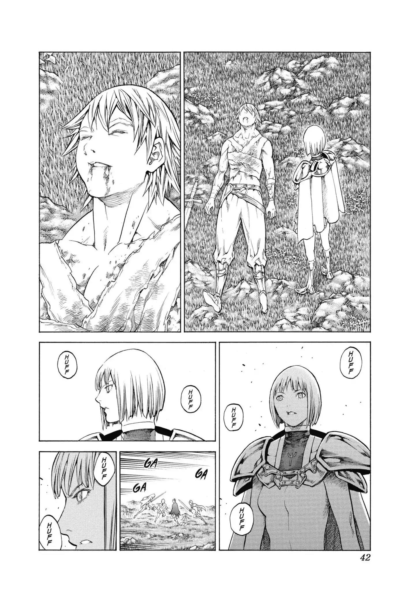 Claymore Chapter 145 page 5 - Chapter 145: Vol.26 Scene 145: A Blade from Far Away, Part 2