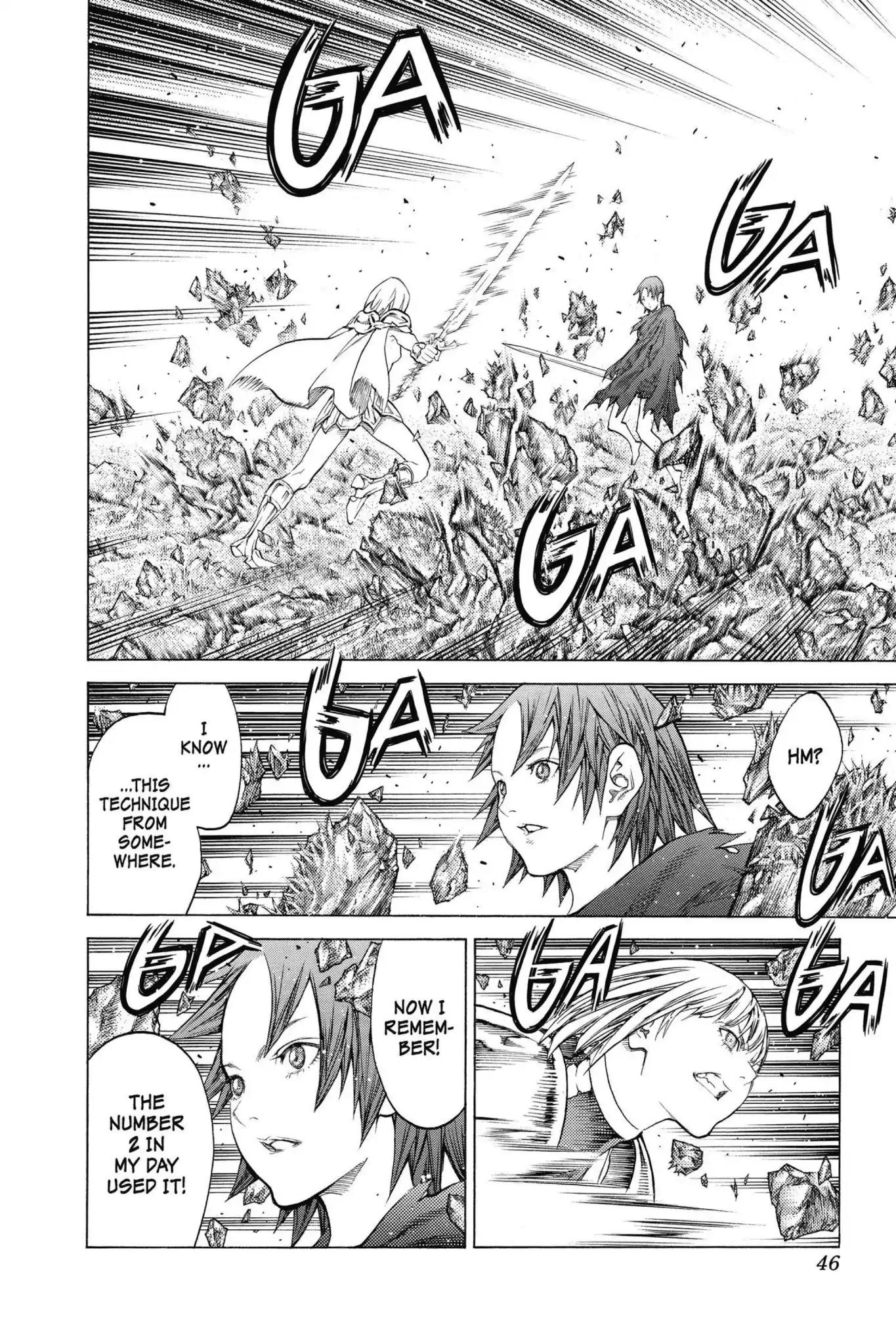 Claymore Chapter 145 page 9 - Chapter 145: Vol.26 Scene 145: A Blade from Far Away, Part 2