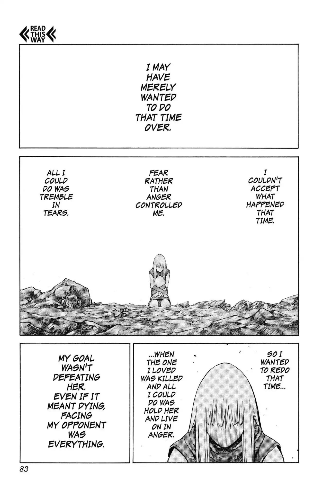 Claymore Chapter 146 page 11 - Chapter 146: Vol.26 Scene 146: A Blade from Far Away, Part 3