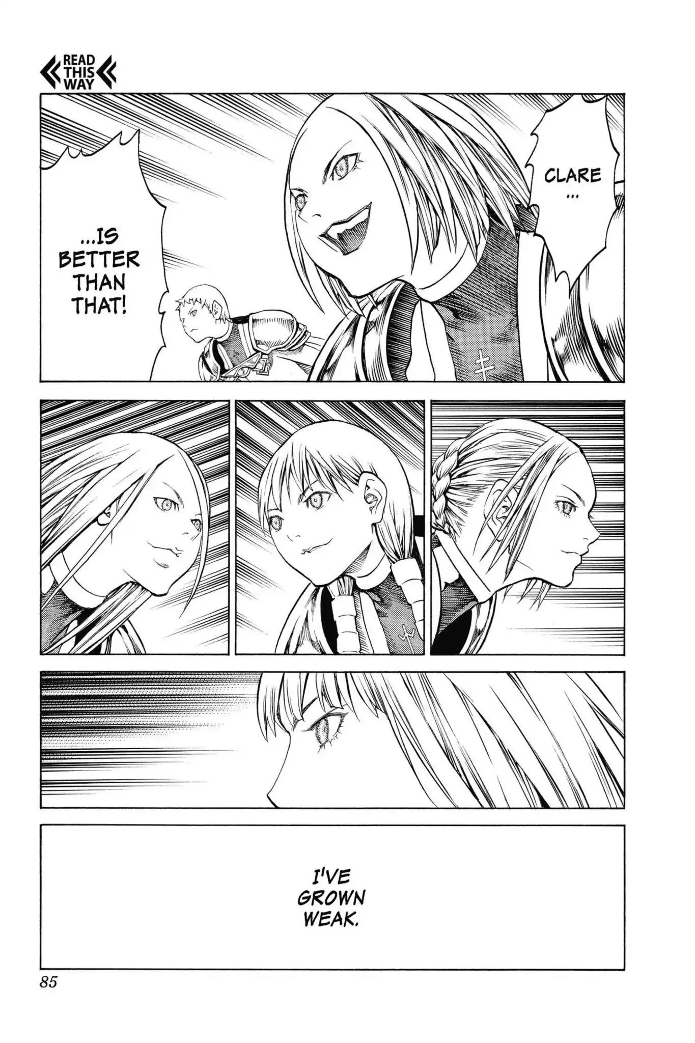Claymore Chapter 146 page 13 - Chapter 146: Vol.26 Scene 146: A Blade from Far Away, Part 3