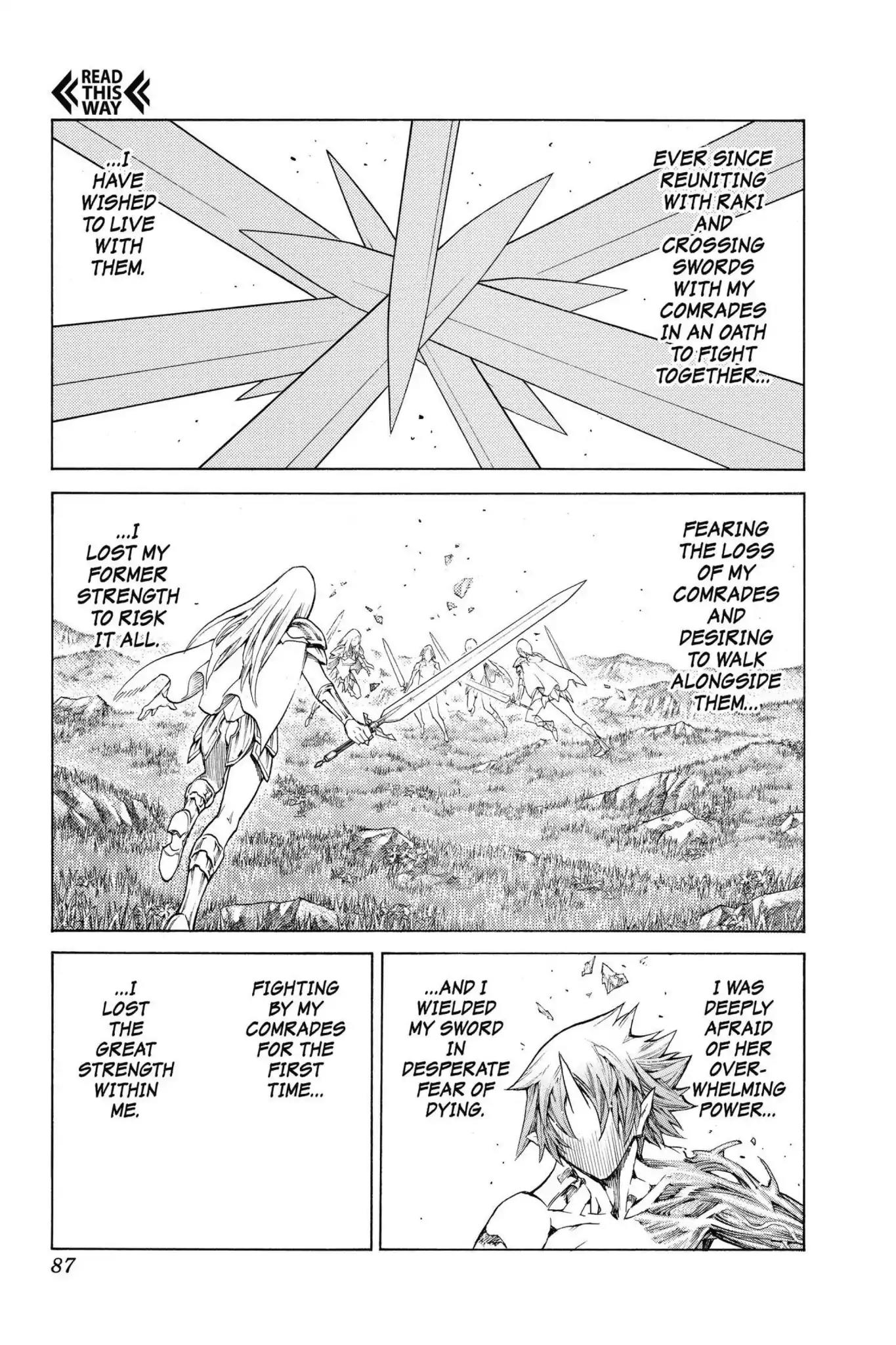 Claymore Chapter 146 page 15 - Chapter 146: Vol.26 Scene 146: A Blade from Far Away, Part 3