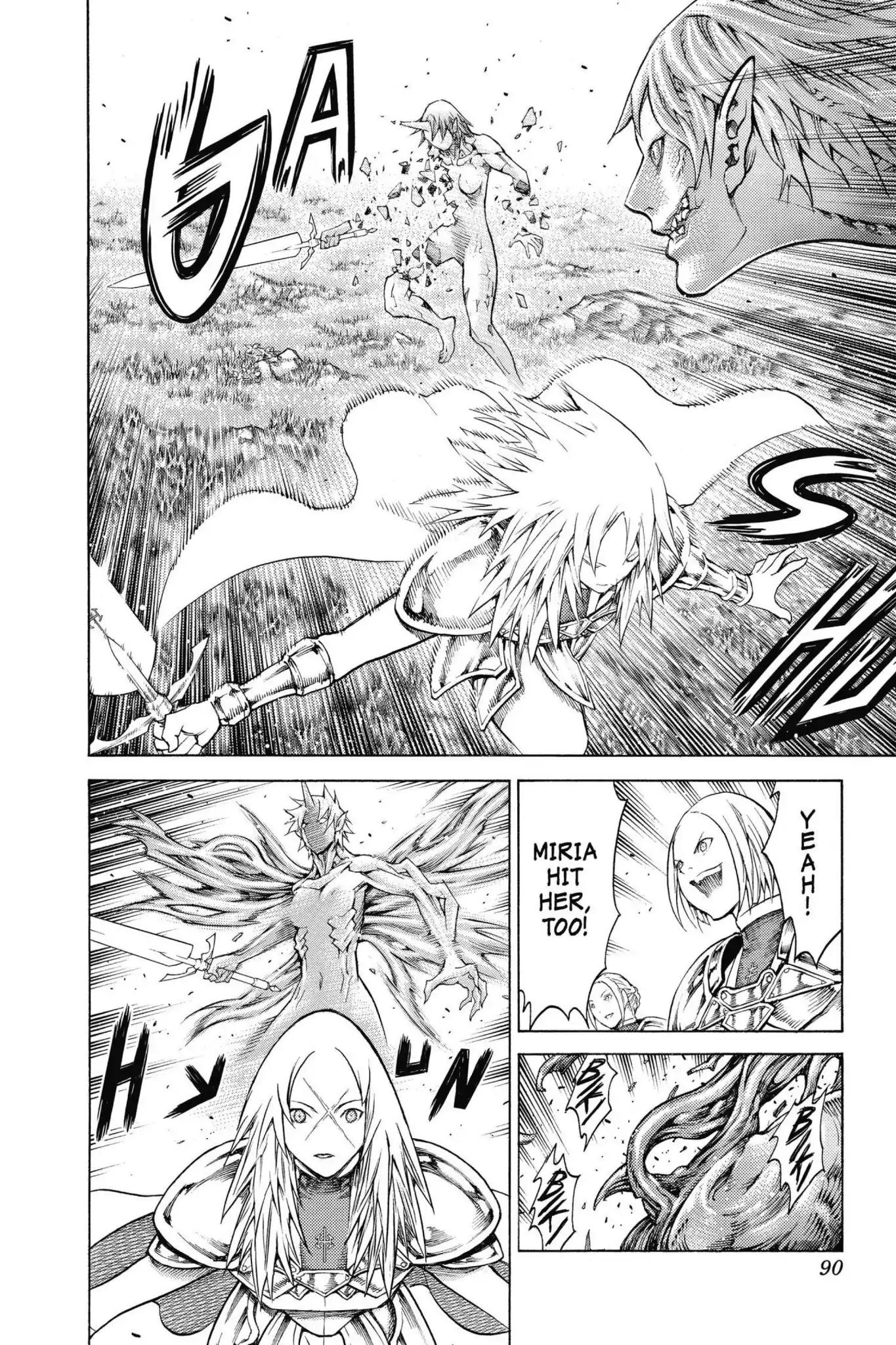 Claymore Chapter 146 page 18 - Chapter 146: Vol.26 Scene 146: A Blade from Far Away, Part 3