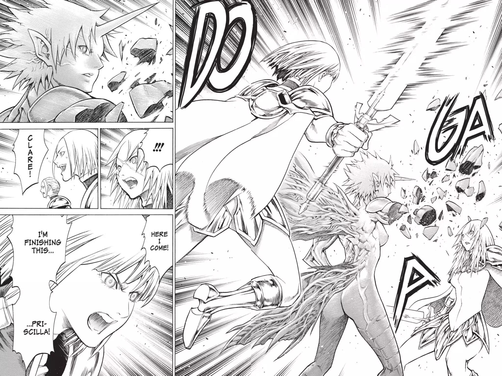 Claymore Chapter 146 page 20 - Chapter 146: Vol.26 Scene 146: A Blade from Far Away, Part 3