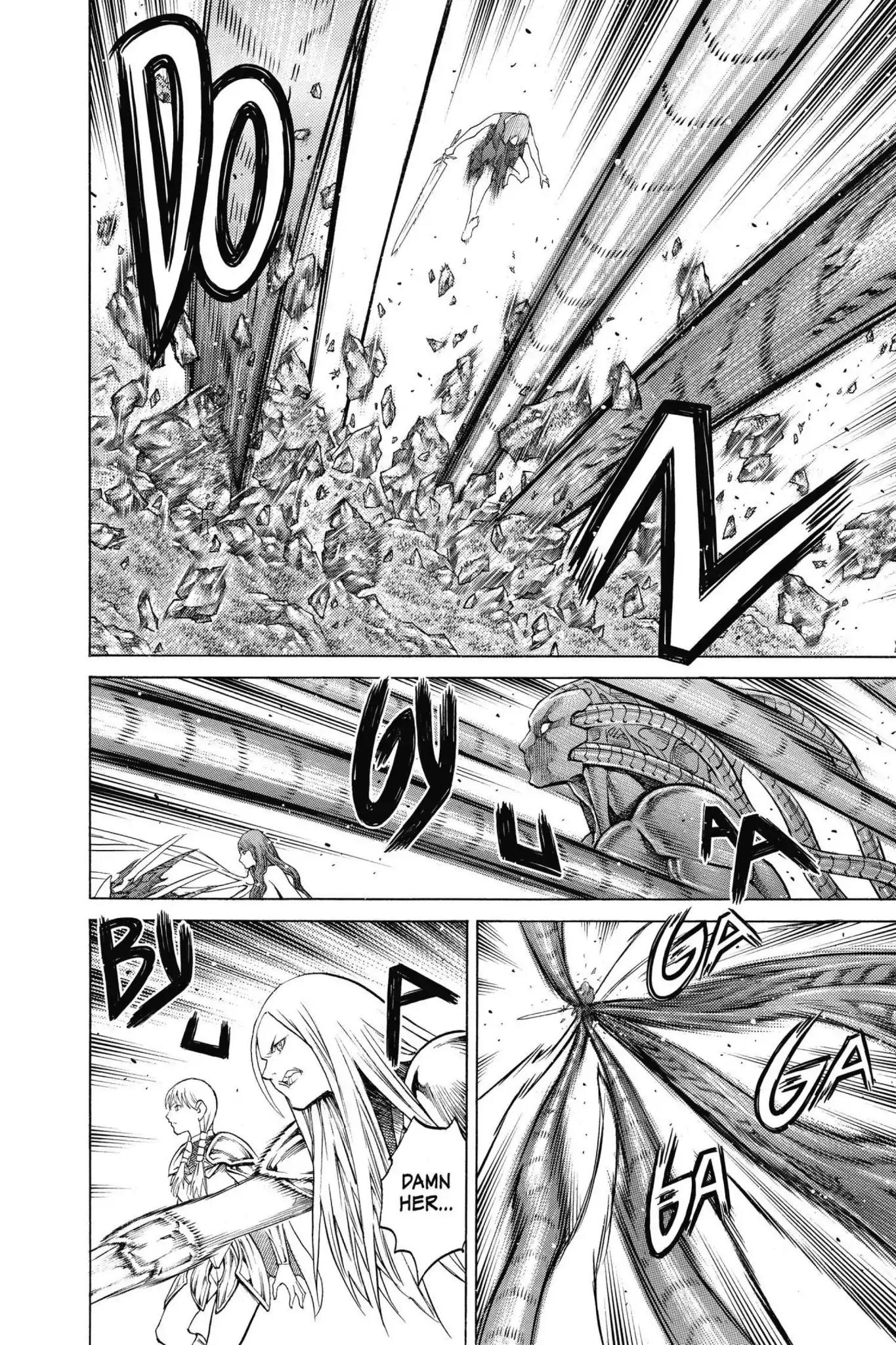 Claymore Chapter 146 page 3 - Chapter 146: Vol.26 Scene 146: A Blade from Far Away, Part 3