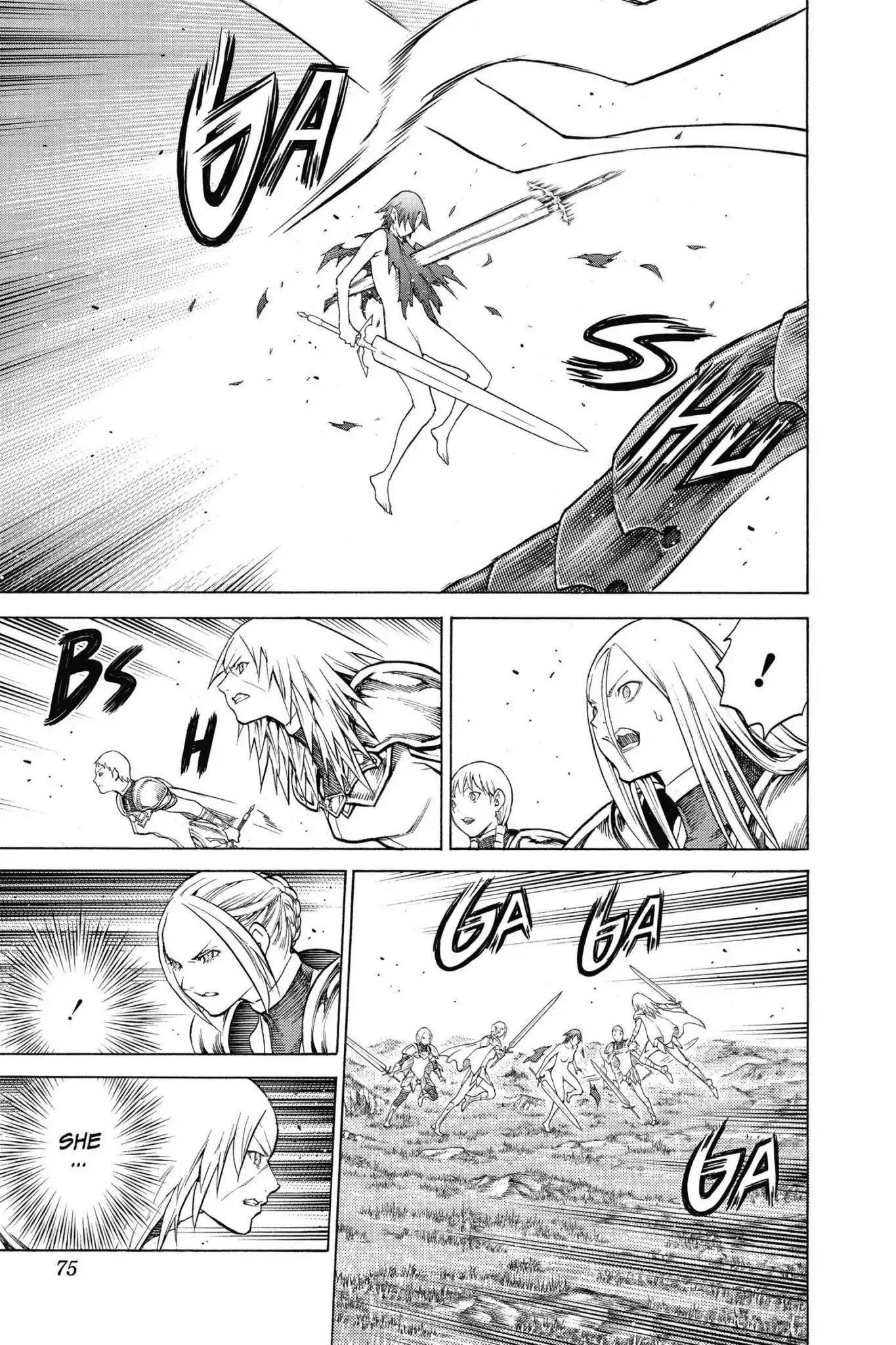 Claymore Chapter 146 page 4 - Chapter 146: Vol.26 Scene 146: A Blade from Far Away, Part 3