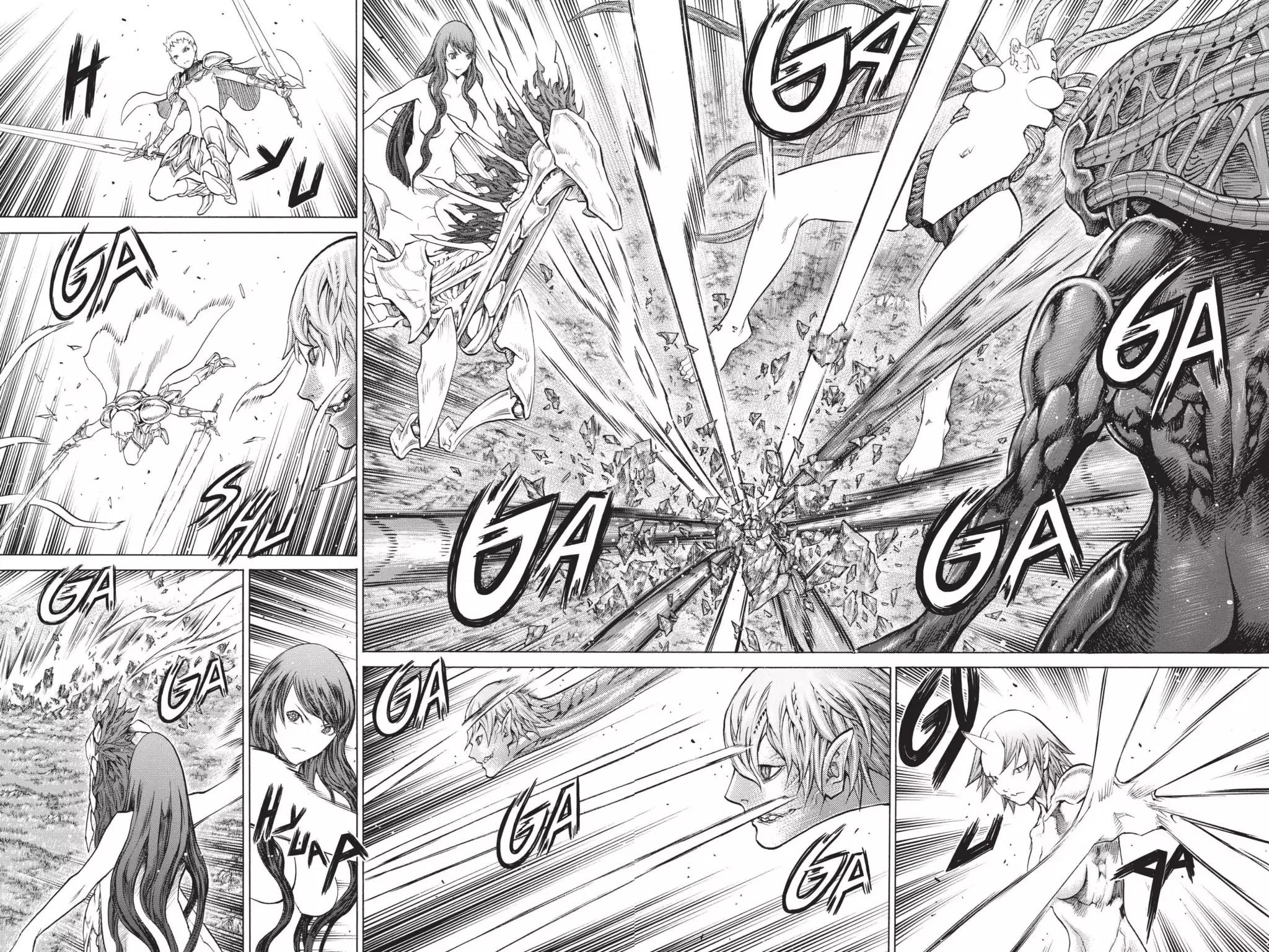 Claymore Chapter 146 page 7 - Chapter 146: Vol.26 Scene 146: A Blade from Far Away, Part 3