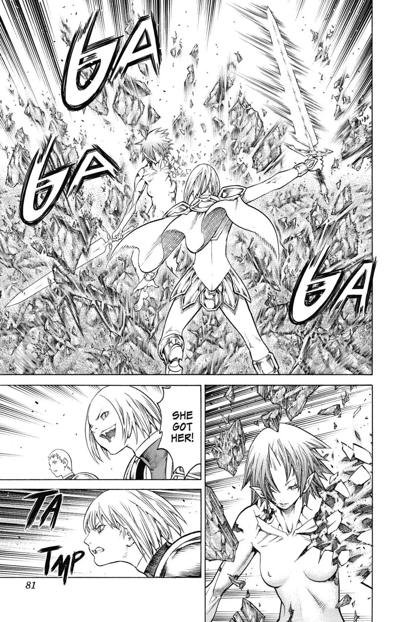 Claymore Chapter 146 page 9 - Chapter 146: Vol.26 Scene 146: A Blade from Far Away, Part 3