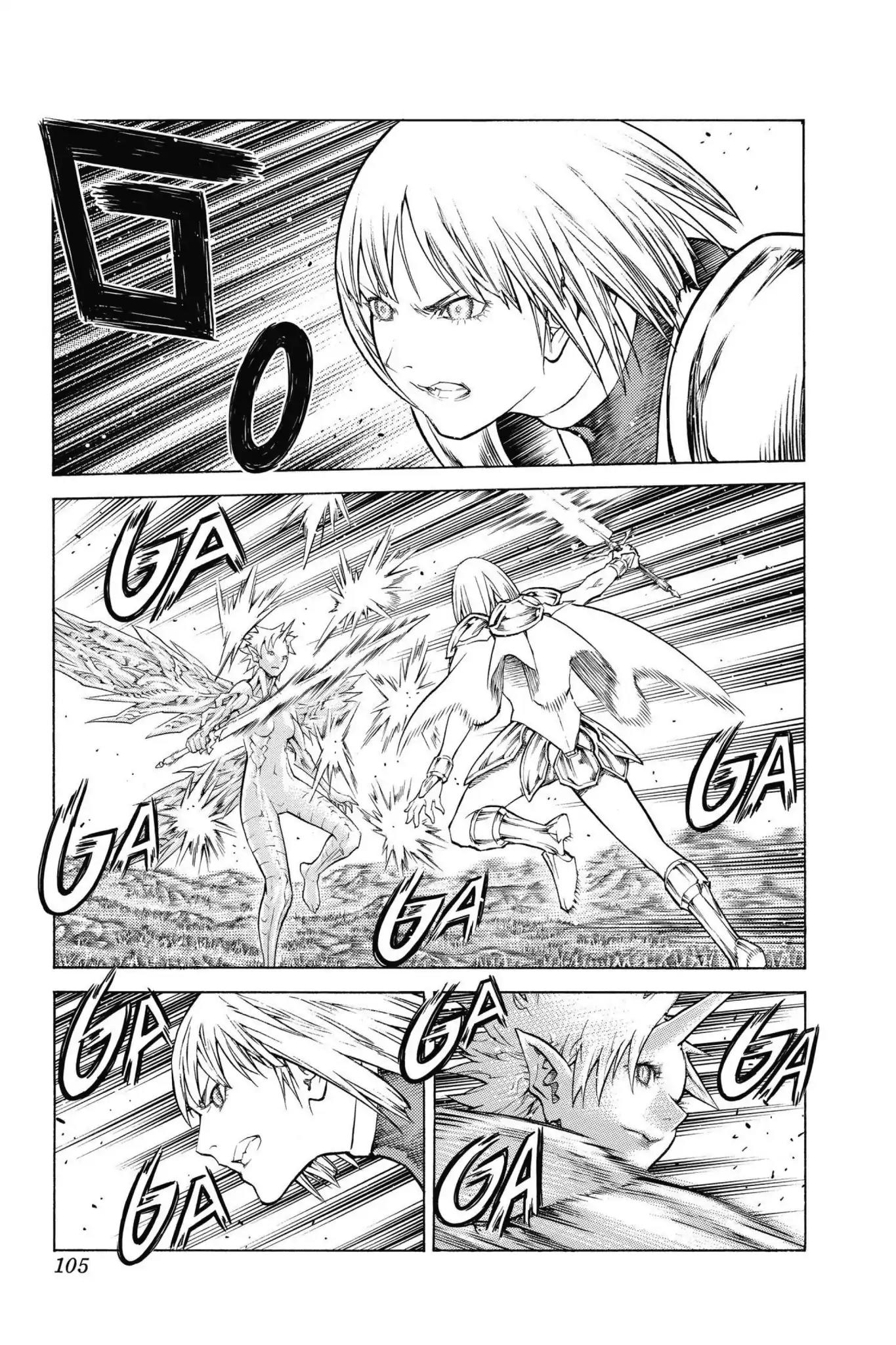 Claymore Chapter 147 page 10 - Chapter 147: Vol.26 Scene 147: A Blade from Far Away, Part 4