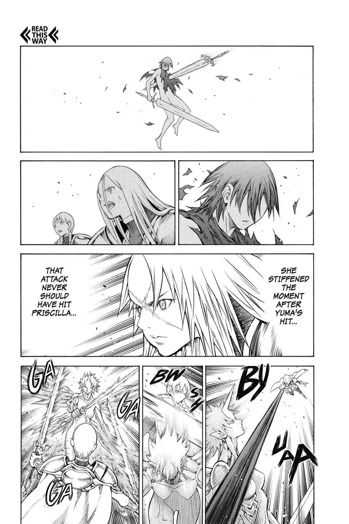 Claymore Chapter 147 page 14 - Chapter 147: Vol.26 Scene 147: A Blade from Far Away, Part 4