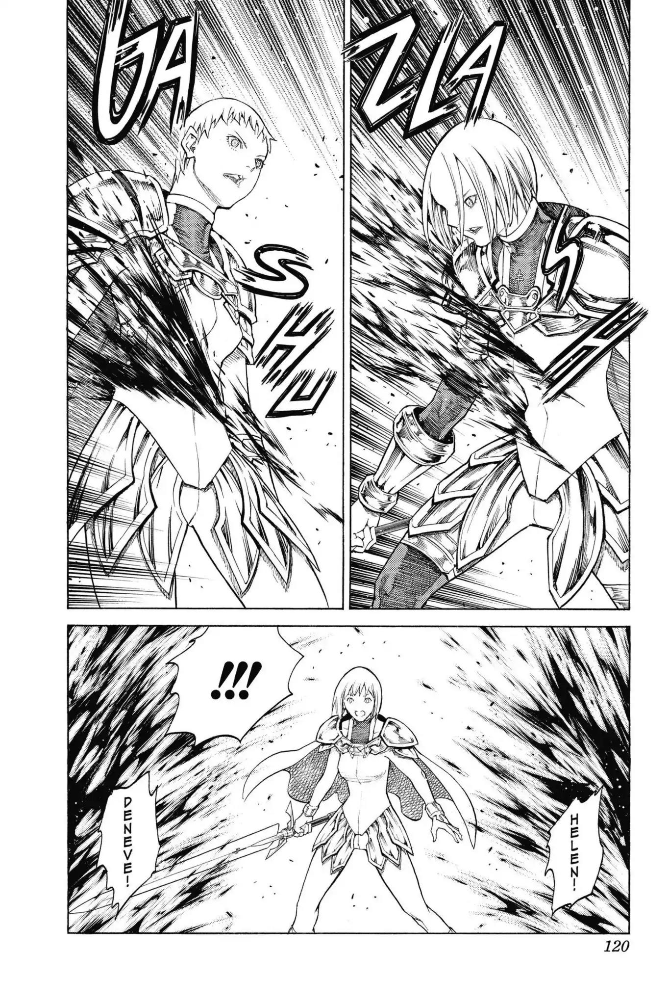 Claymore Chapter 147 page 23 - Chapter 147: Vol.26 Scene 147: A Blade from Far Away, Part 4