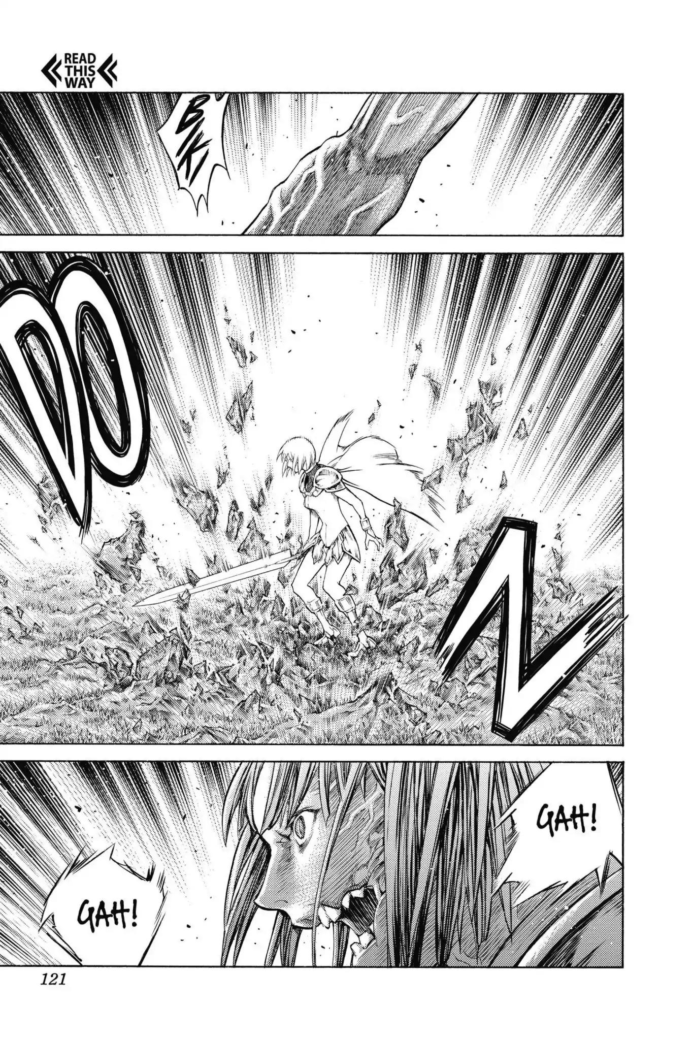 Claymore Chapter 147 page 24 - Chapter 147: Vol.26 Scene 147: A Blade from Far Away, Part 4