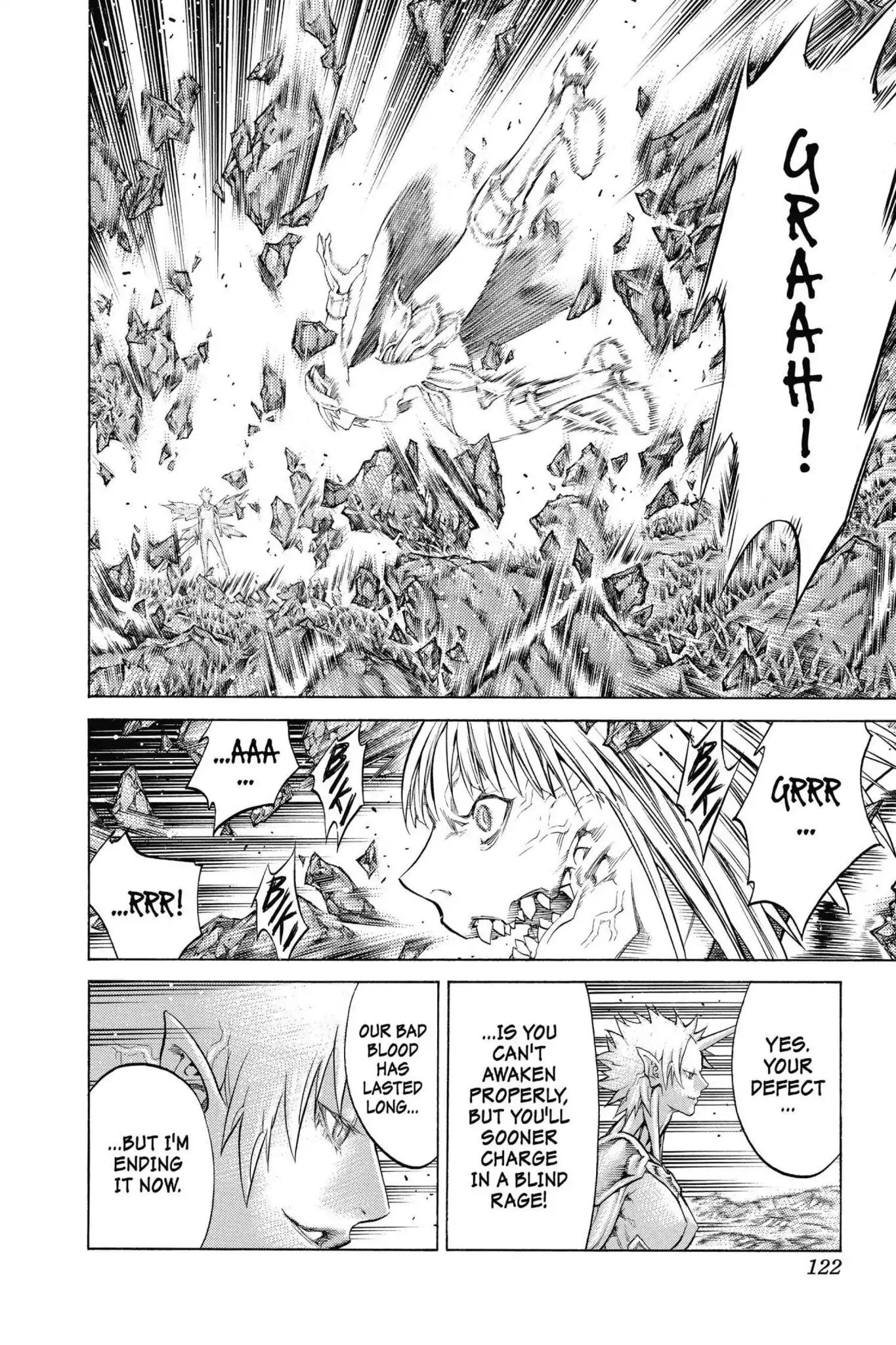 Claymore Chapter 147 page 25 - Chapter 147: Vol.26 Scene 147: A Blade from Far Away, Part 4