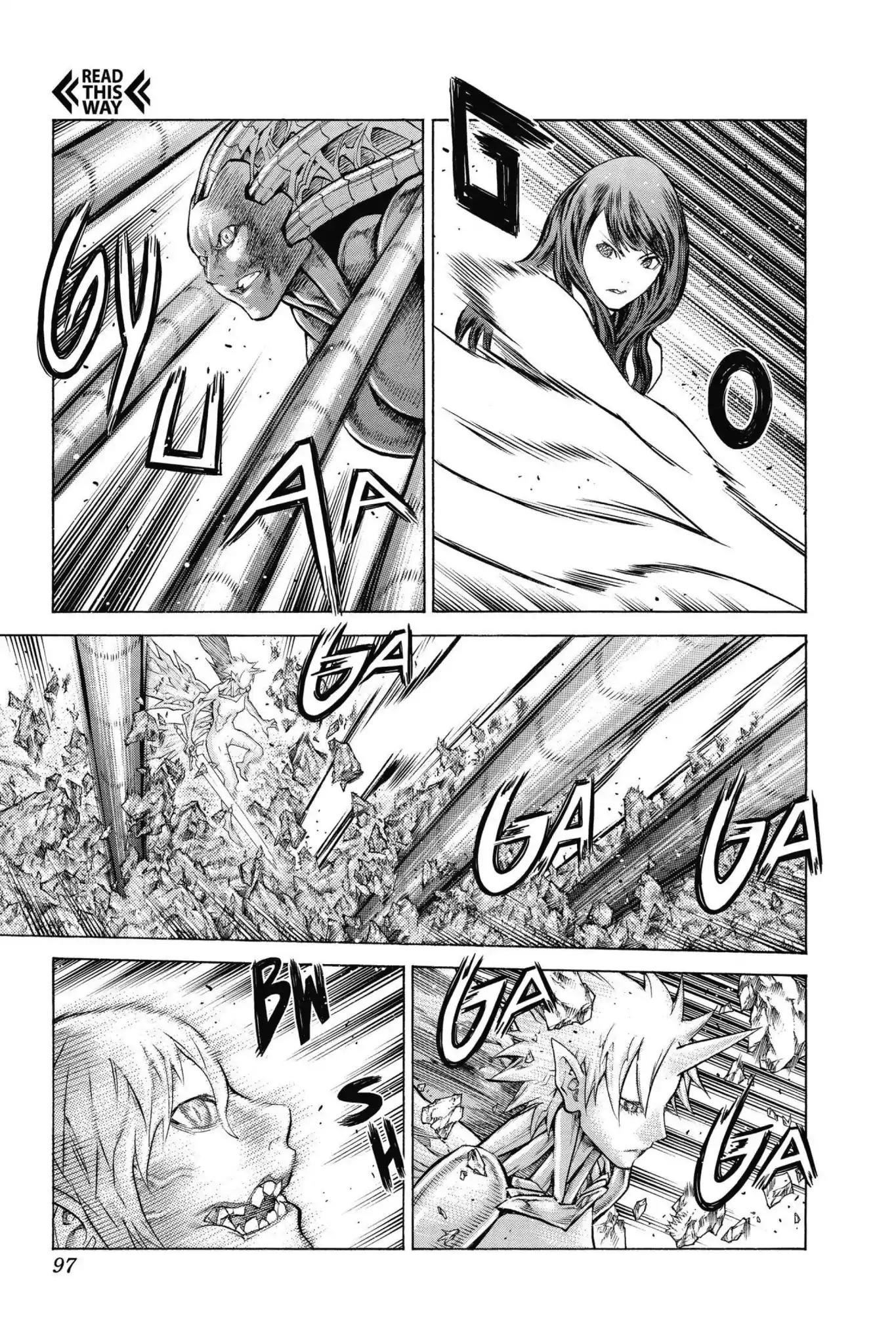 Claymore Chapter 147 page 3 - Chapter 147: Vol.26 Scene 147: A Blade from Far Away, Part 4