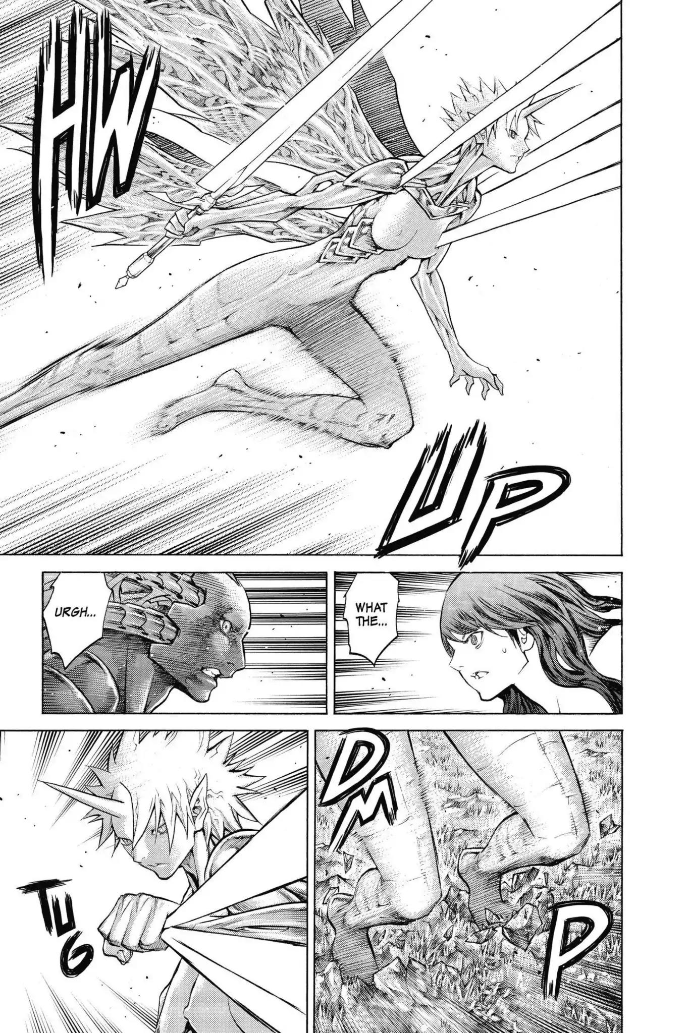 Claymore Chapter 147 page 7 - Chapter 147: Vol.26 Scene 147: A Blade from Far Away, Part 4