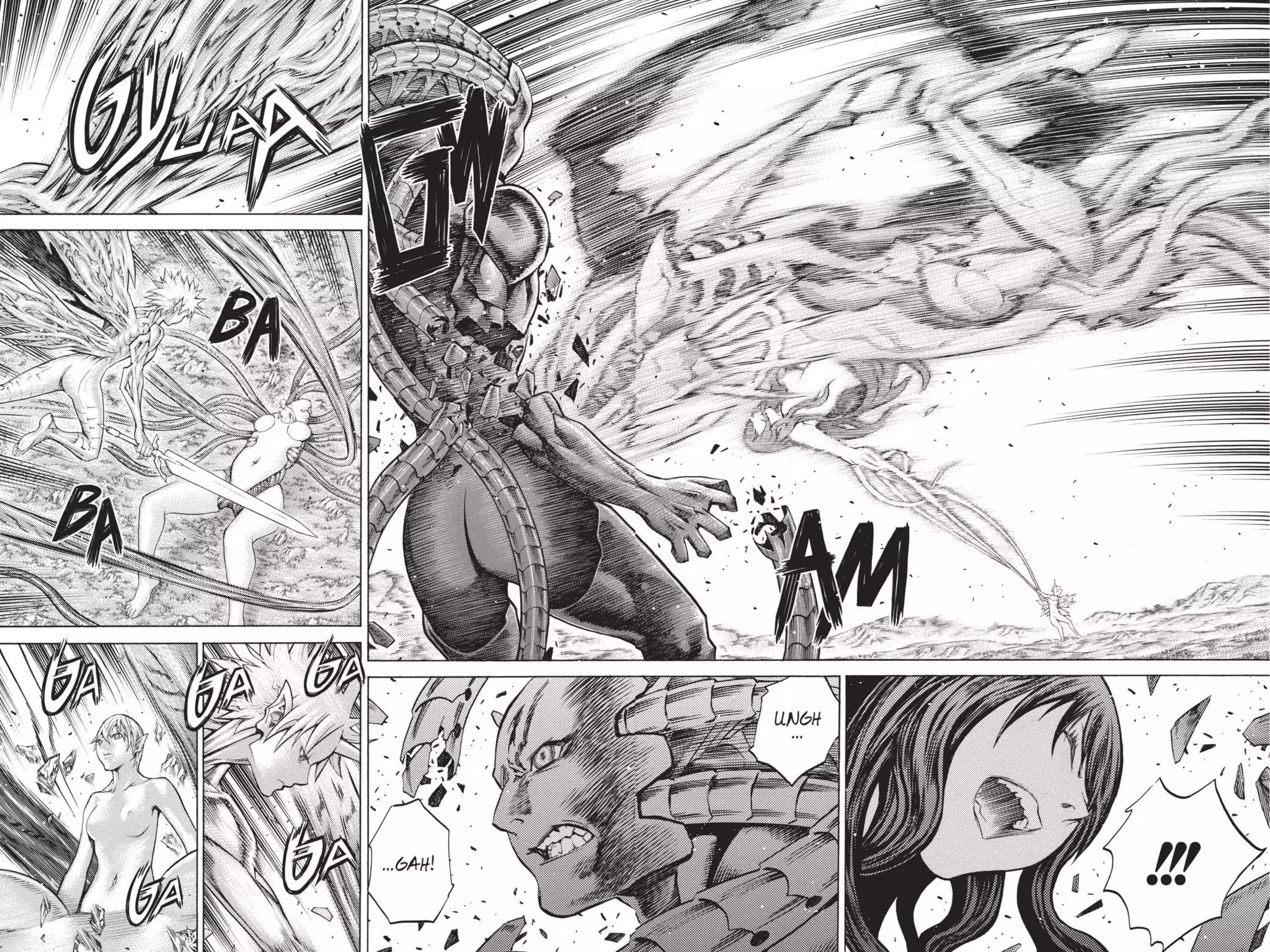 Claymore Chapter 147 page 8 - Chapter 147: Vol.26 Scene 147: A Blade from Far Away, Part 4