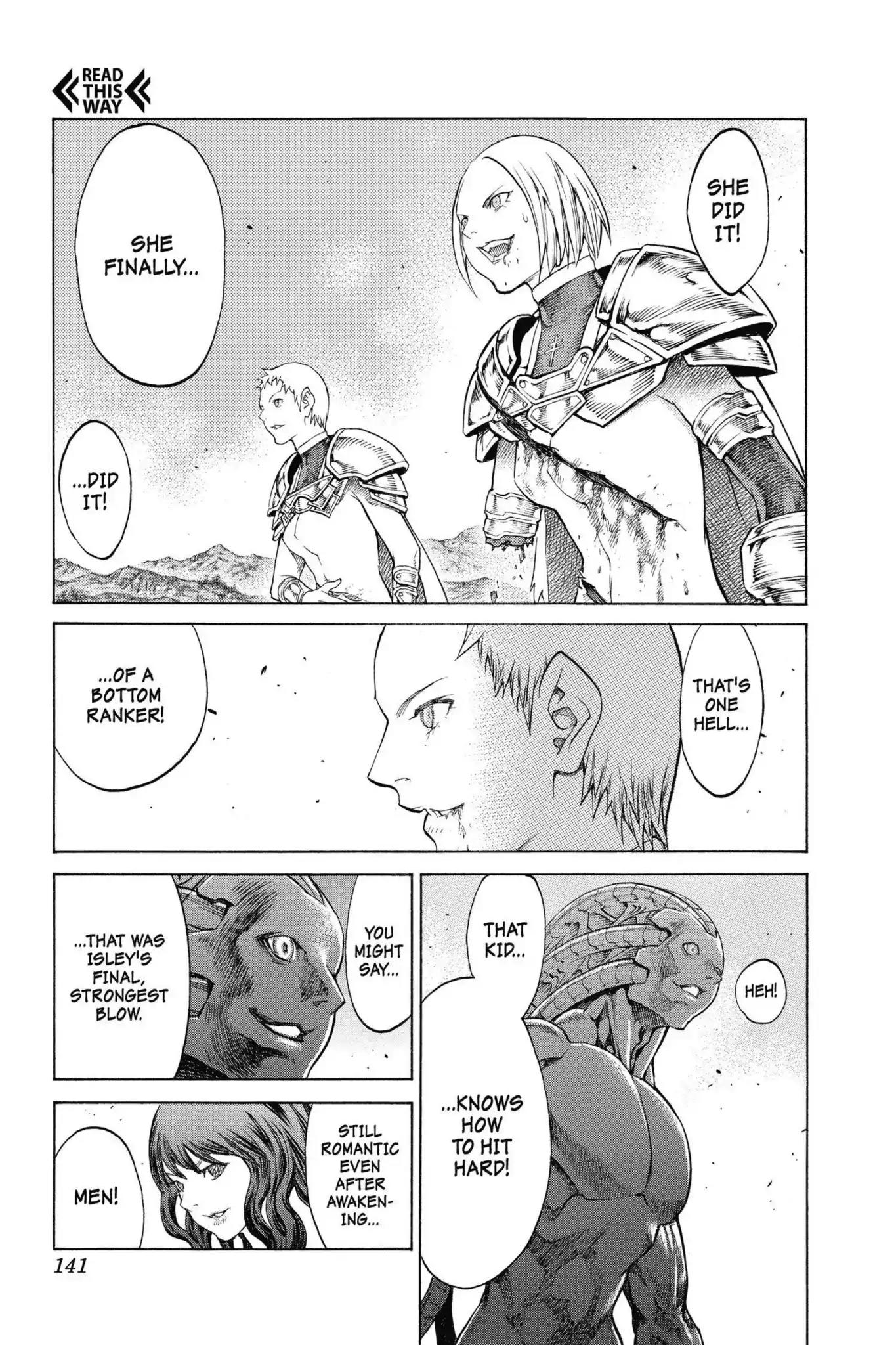 Claymore Chapter 148 page 12 - Chapter 148: Vol.26 Scene 148: A Blade from Far Away, Part 5