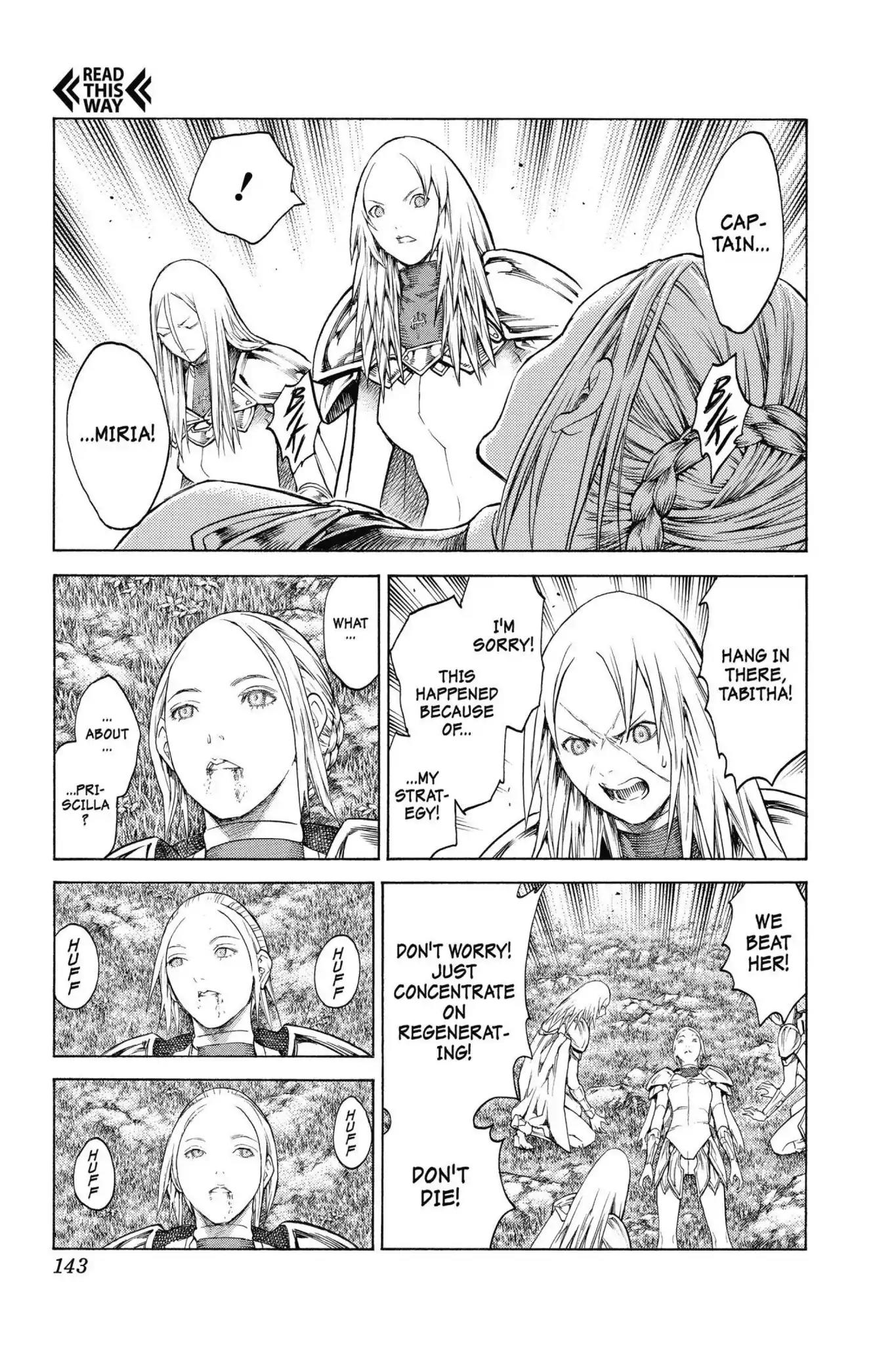Claymore Chapter 148 page 14 - Chapter 148: Vol.26 Scene 148: A Blade from Far Away, Part 5