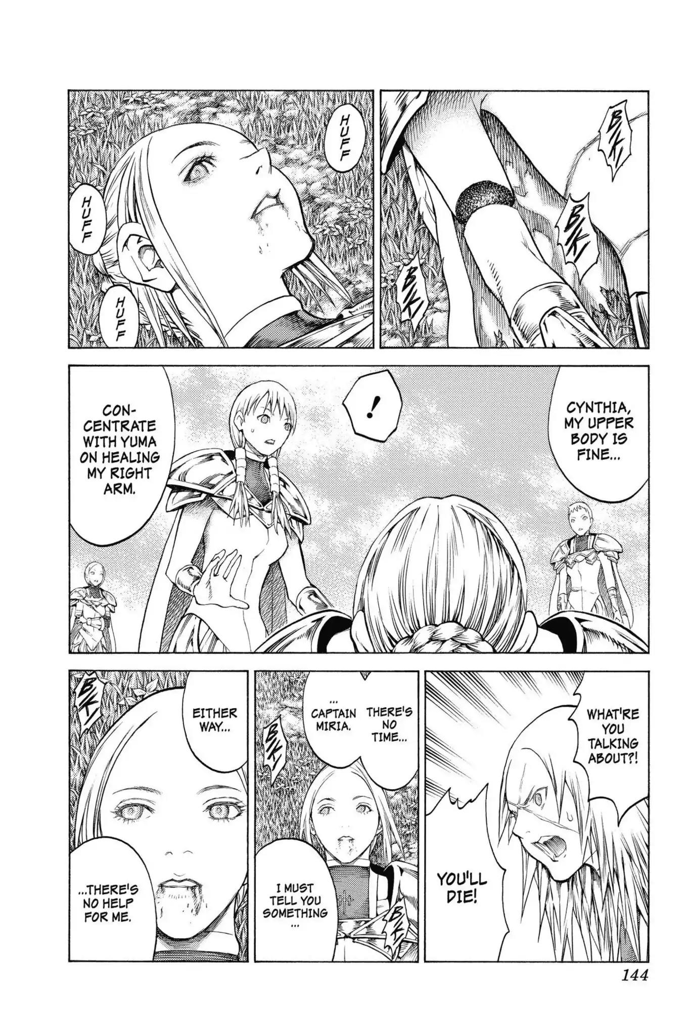 Claymore Chapter 148 page 15 - Chapter 148: Vol.26 Scene 148: A Blade from Far Away, Part 5
