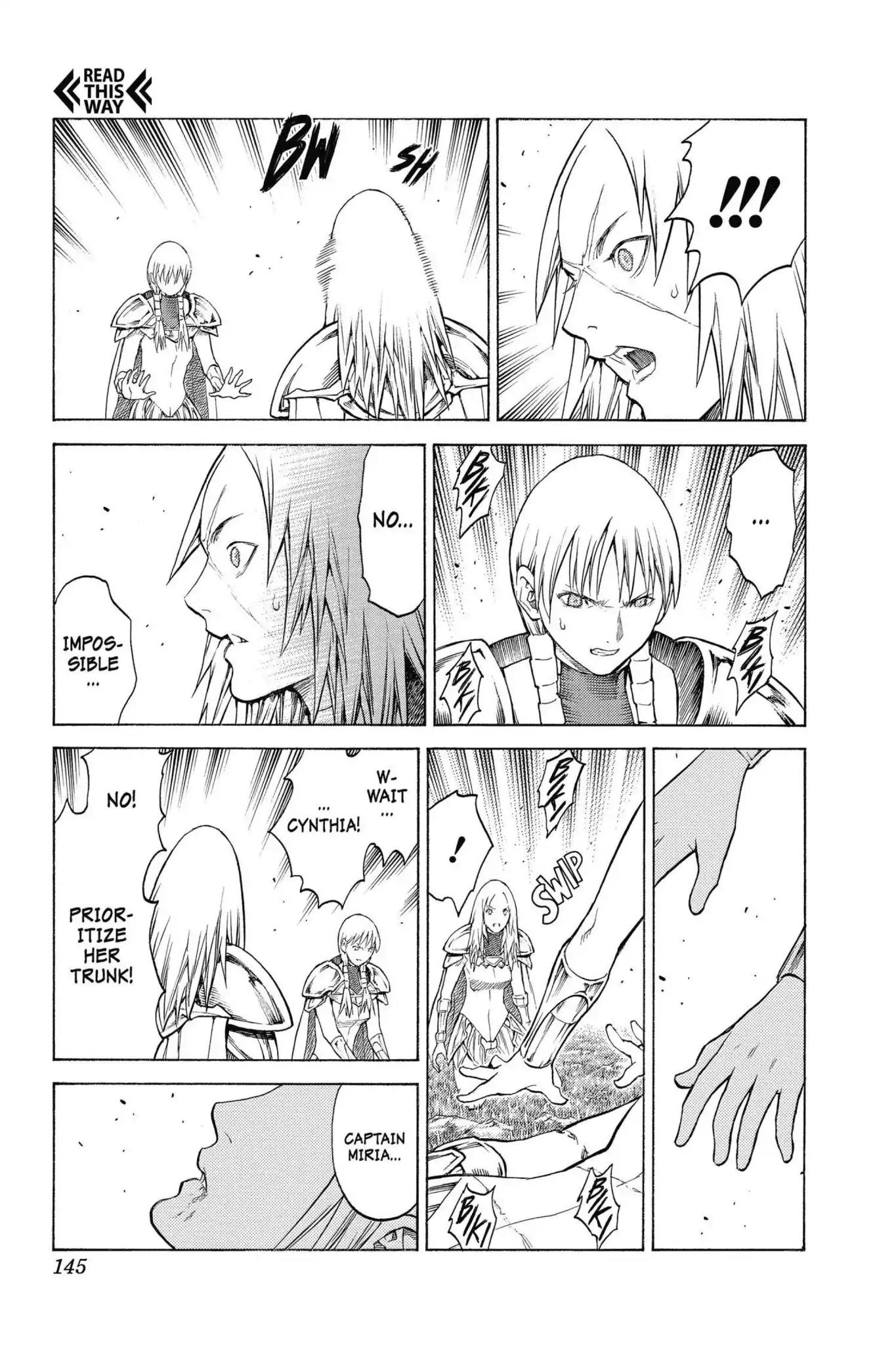 Claymore Chapter 148 page 16 - Chapter 148: Vol.26 Scene 148: A Blade from Far Away, Part 5