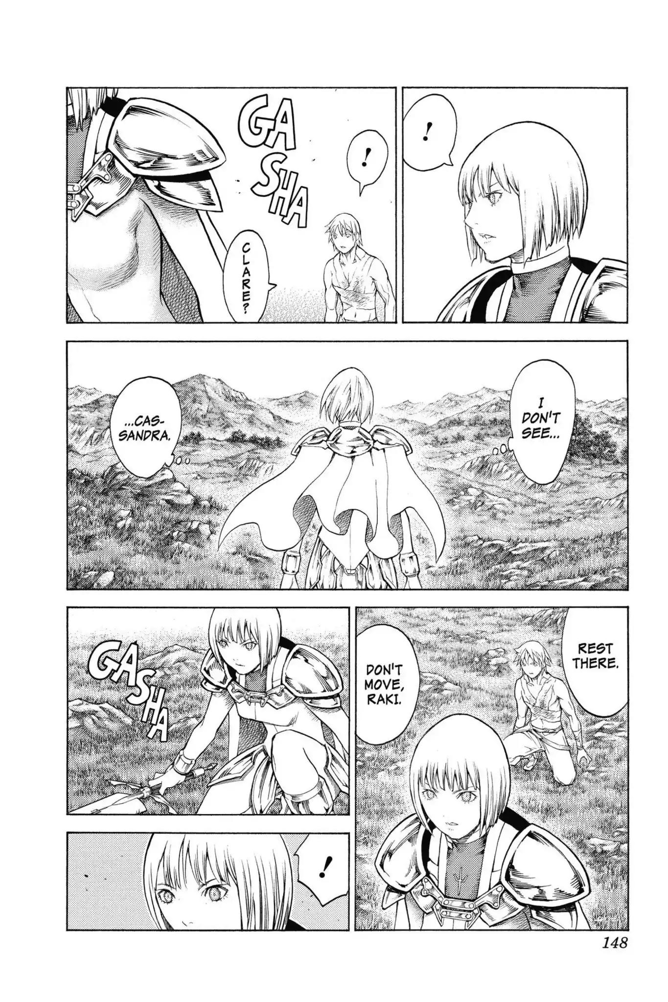 Claymore Chapter 148 page 19 - Chapter 148: Vol.26 Scene 148: A Blade from Far Away, Part 5