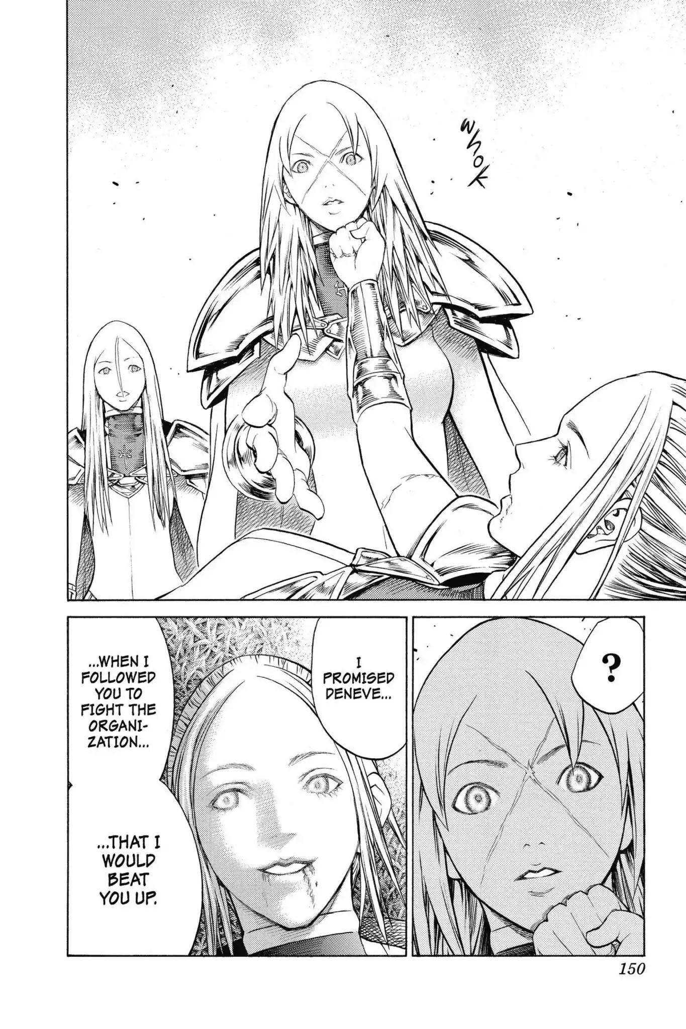 Claymore Chapter 148 page 21 - Chapter 148: Vol.26 Scene 148: A Blade from Far Away, Part 5