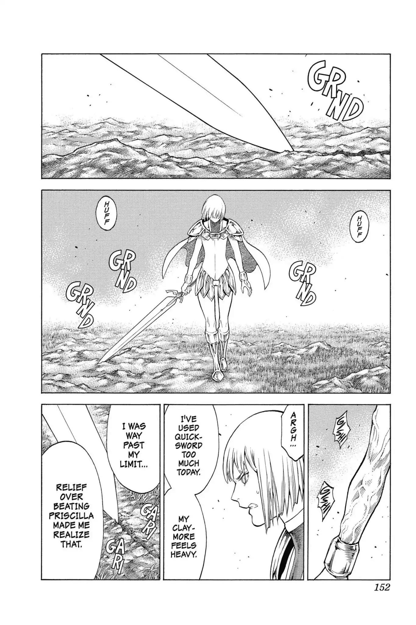 Claymore Chapter 148 page 23 - Chapter 148: Vol.26 Scene 148: A Blade from Far Away, Part 5