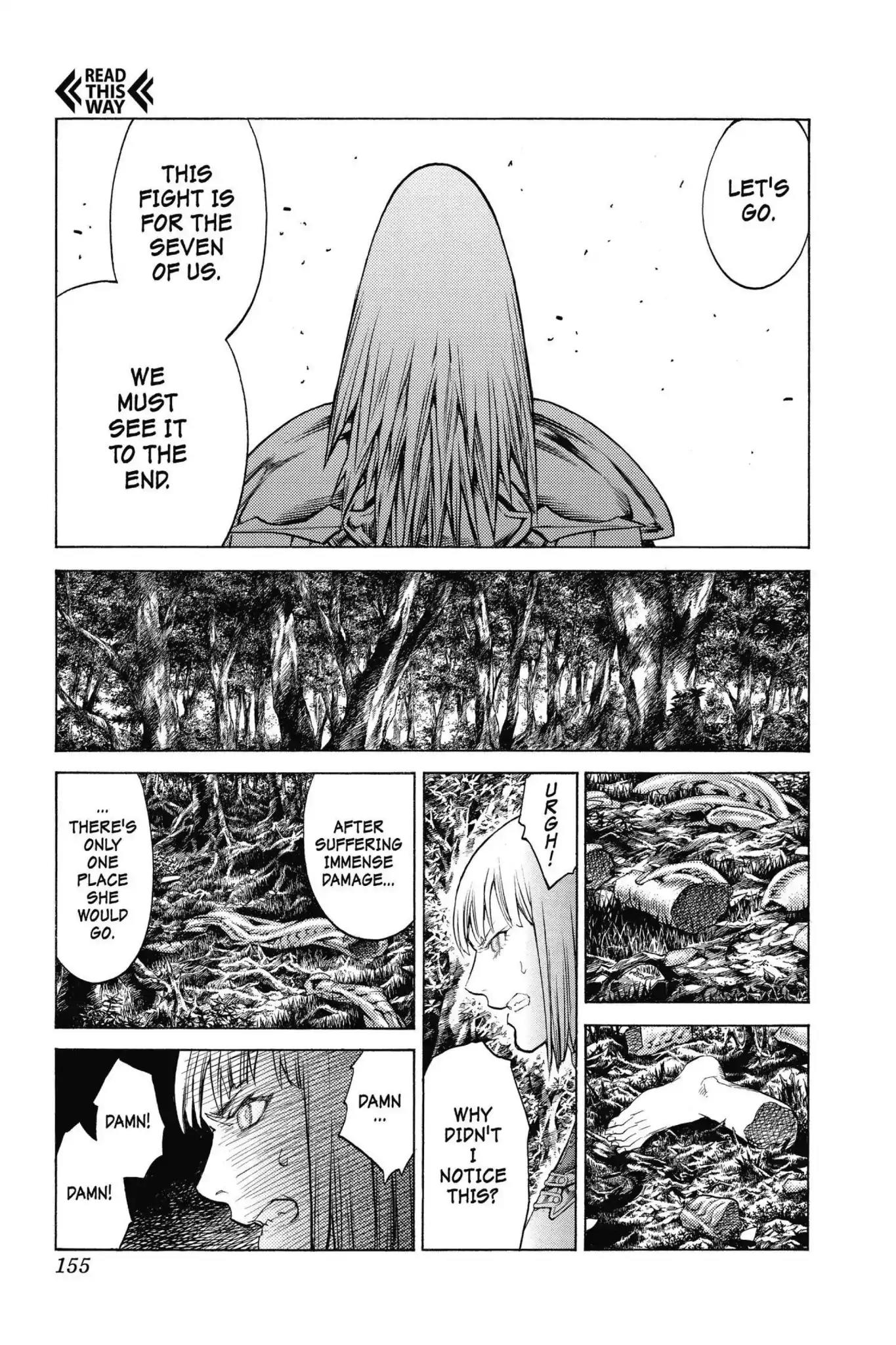 Claymore Chapter 148 page 26 - Chapter 148: Vol.26 Scene 148: A Blade from Far Away, Part 5