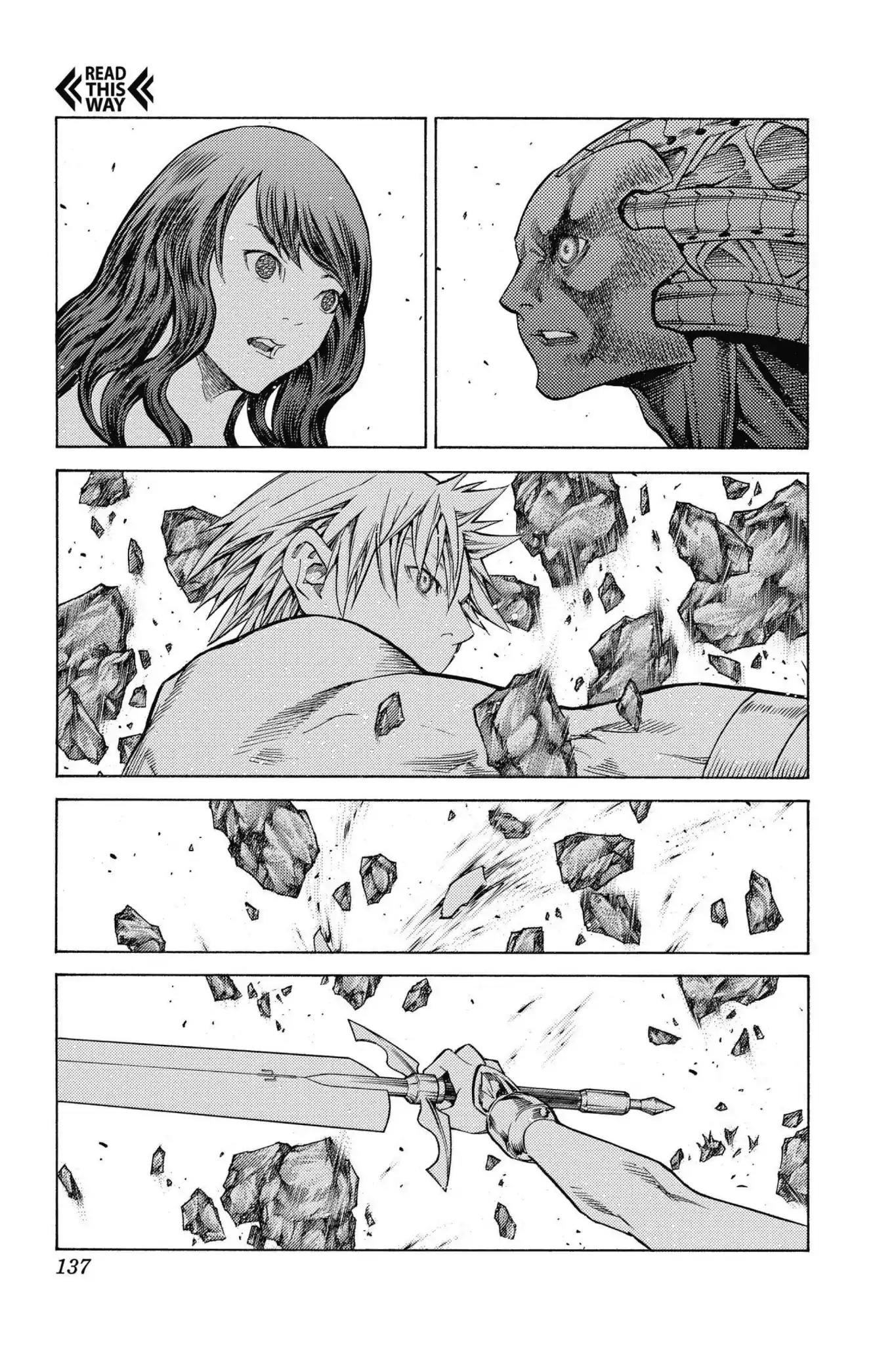 Claymore Chapter 148 page 9 - Chapter 148: Vol.26 Scene 148: A Blade from Far Away, Part 5