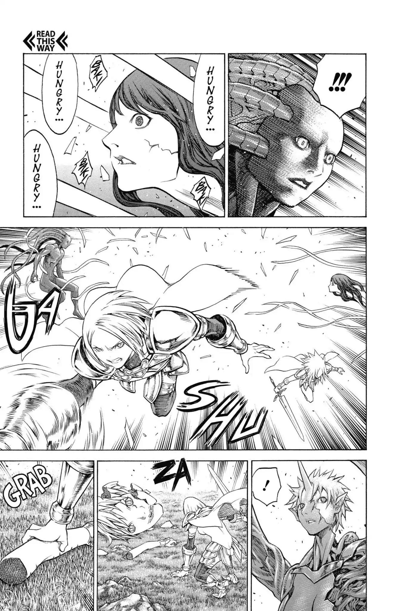 Claymore Chapter 149 page 11 - Chapter 149: Vol.26 Scene 149: A Blade from Far Away, Part 6