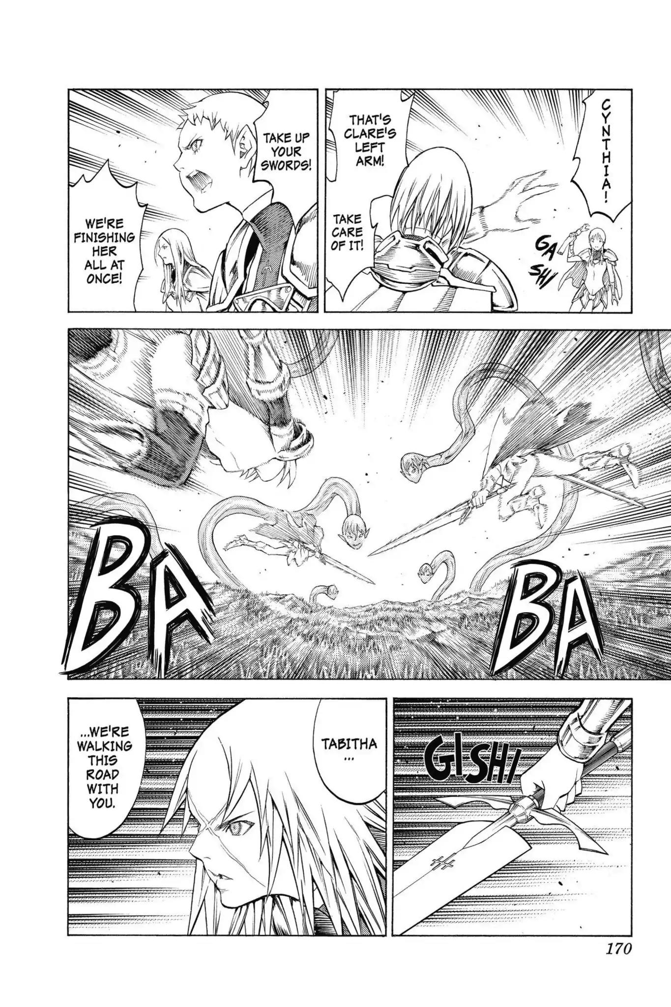 Claymore Chapter 149 page 12 - Chapter 149: Vol.26 Scene 149: A Blade from Far Away, Part 6