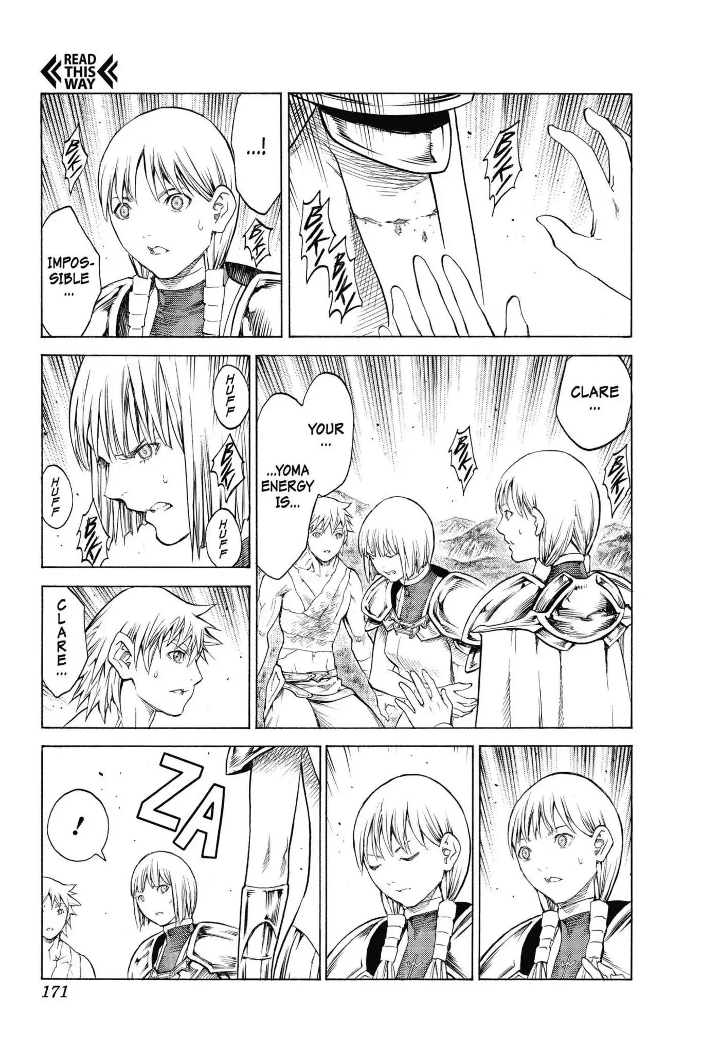 Claymore Chapter 149 page 13 - Chapter 149: Vol.26 Scene 149: A Blade from Far Away, Part 6