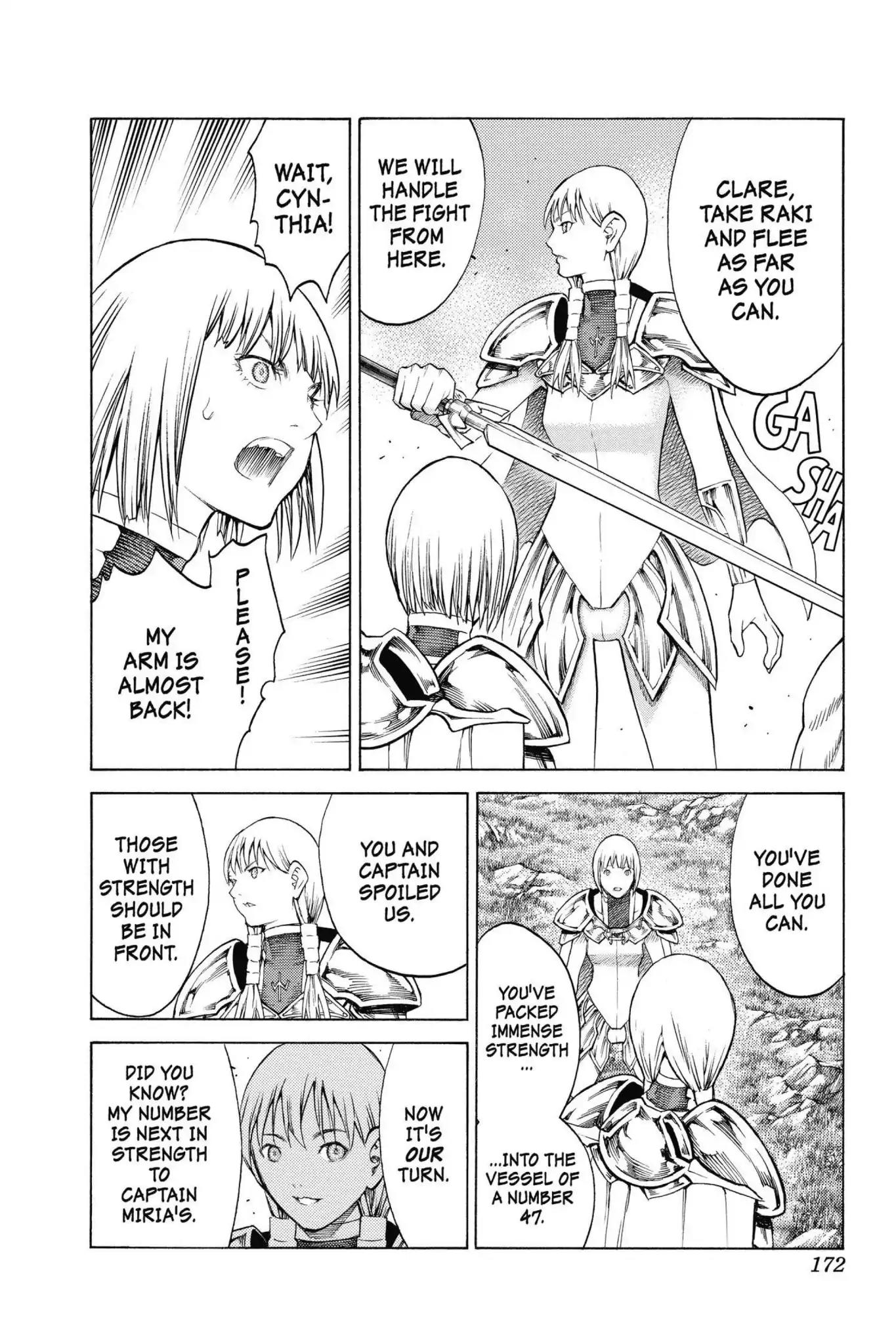 Claymore Chapter 149 page 14 - Chapter 149: Vol.26 Scene 149: A Blade from Far Away, Part 6