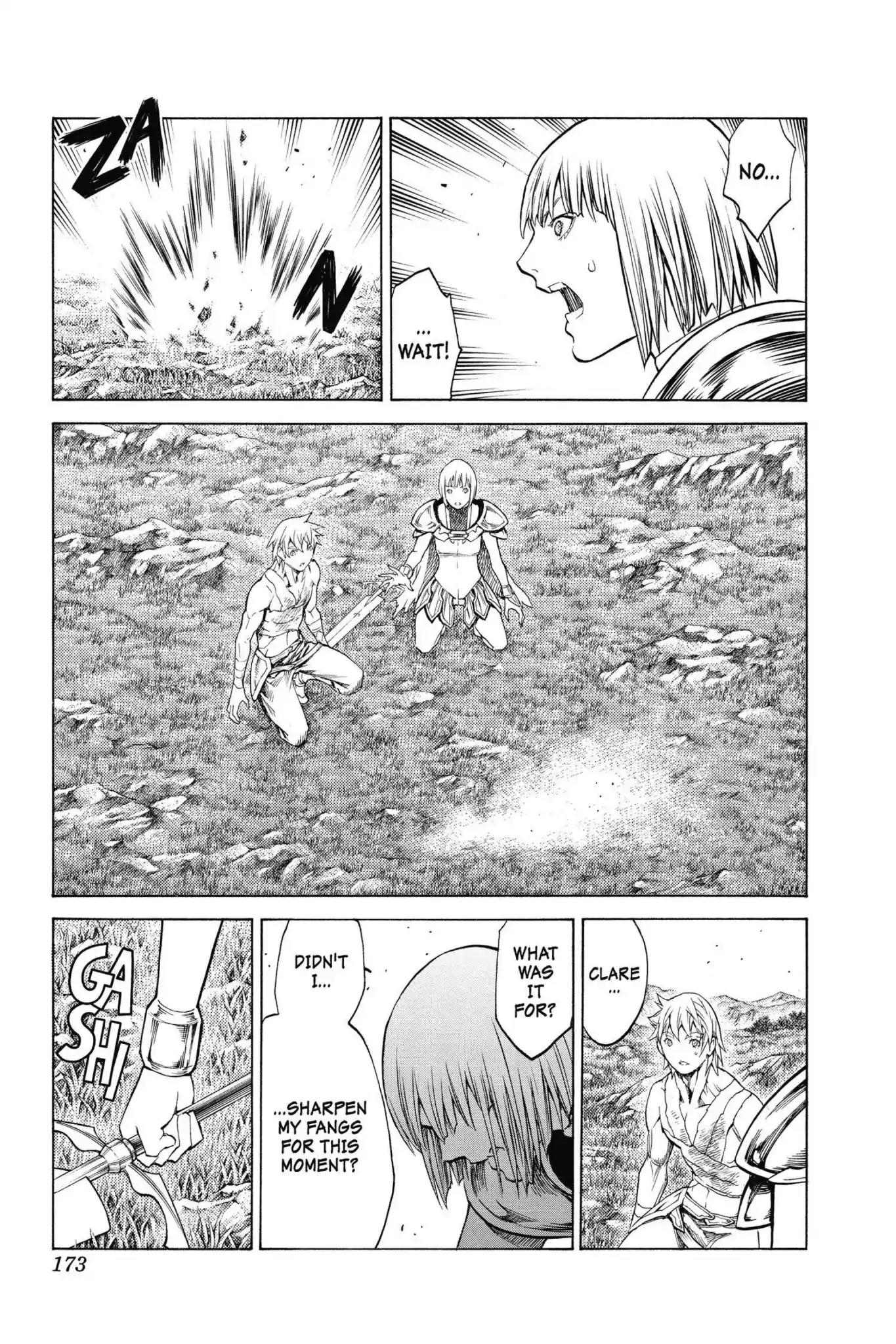 Claymore Chapter 149 page 15 - Chapter 149: Vol.26 Scene 149: A Blade from Far Away, Part 6