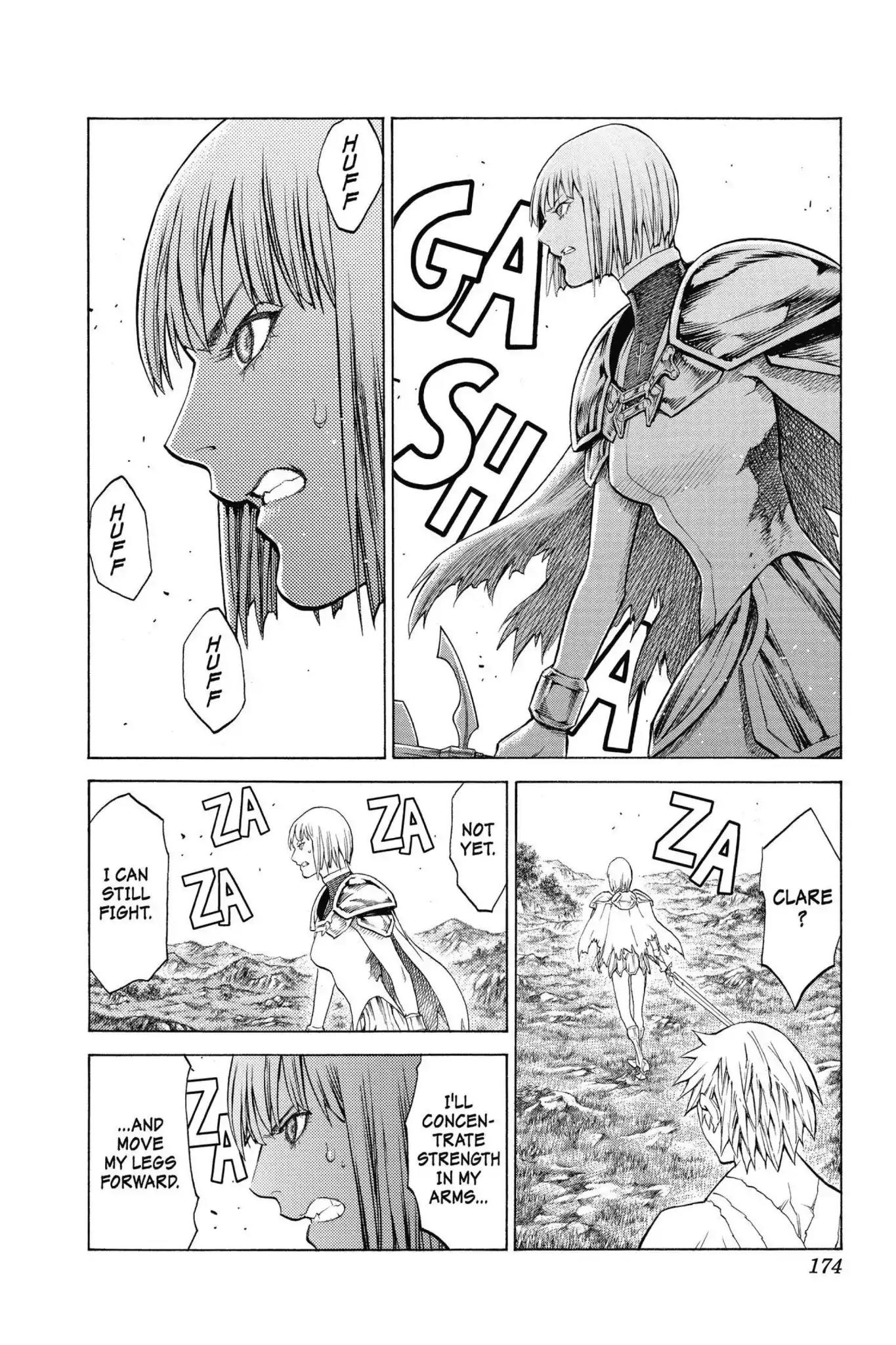 Claymore Chapter 149 page 16 - Chapter 149: Vol.26 Scene 149: A Blade from Far Away, Part 6