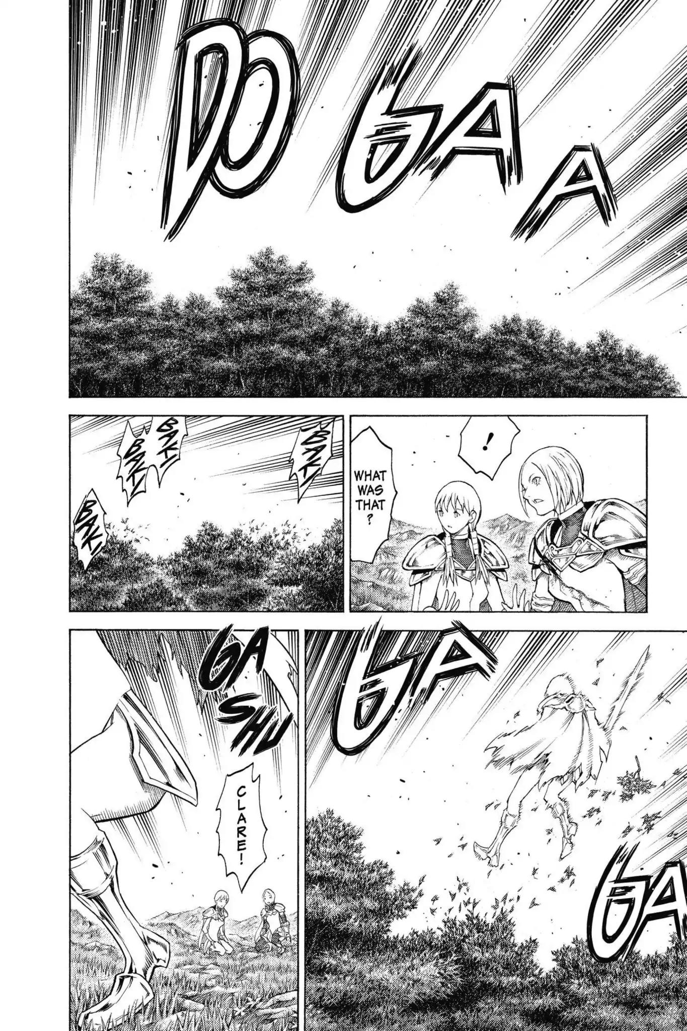 Claymore Chapter 149 page 2 - Chapter 149: Vol.26 Scene 149: A Blade from Far Away, Part 6