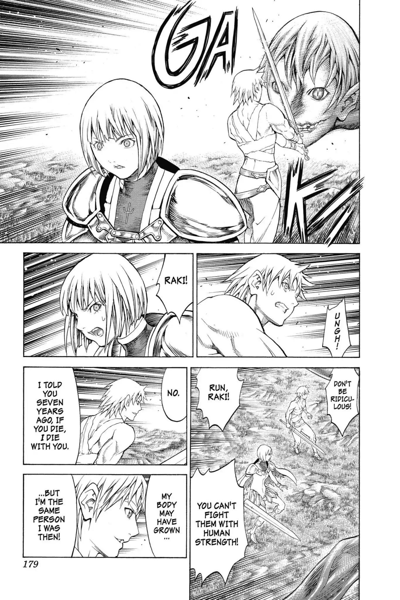 Claymore Chapter 149 page 21 - Chapter 149: Vol.26 Scene 149: A Blade from Far Away, Part 6