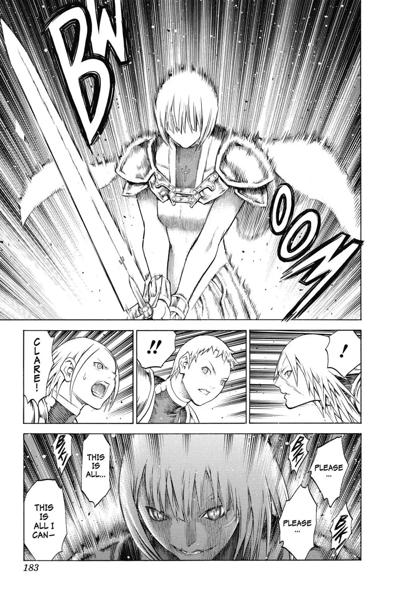 Claymore Chapter 149 page 25 - Chapter 149: Vol.26 Scene 149: A Blade from Far Away, Part 6