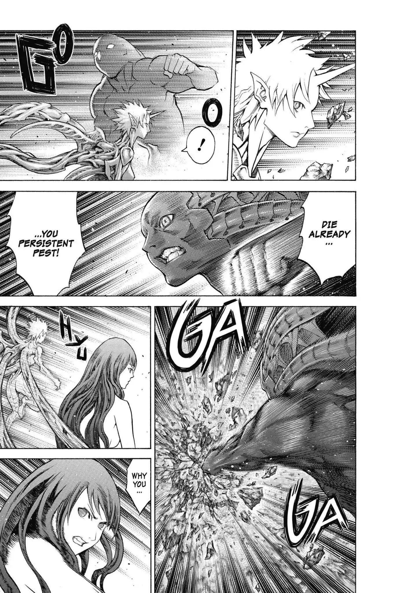 Claymore Chapter 149 page 7 - Chapter 149: Vol.26 Scene 149: A Blade from Far Away, Part 6