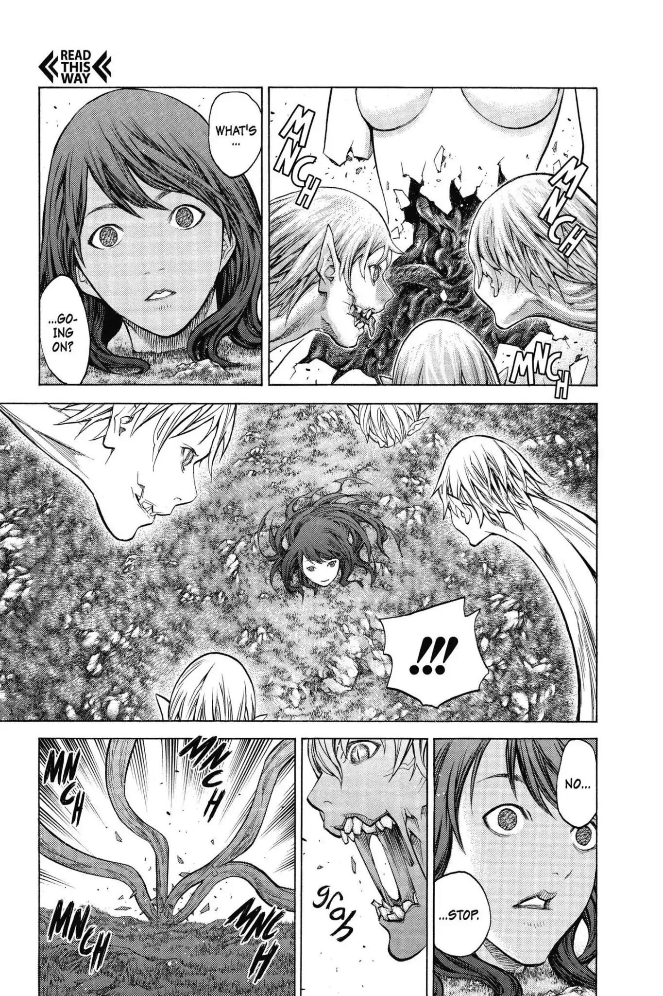Claymore Chapter 149 page 9 - Chapter 149: Vol.26 Scene 149: A Blade from Far Away, Part 6