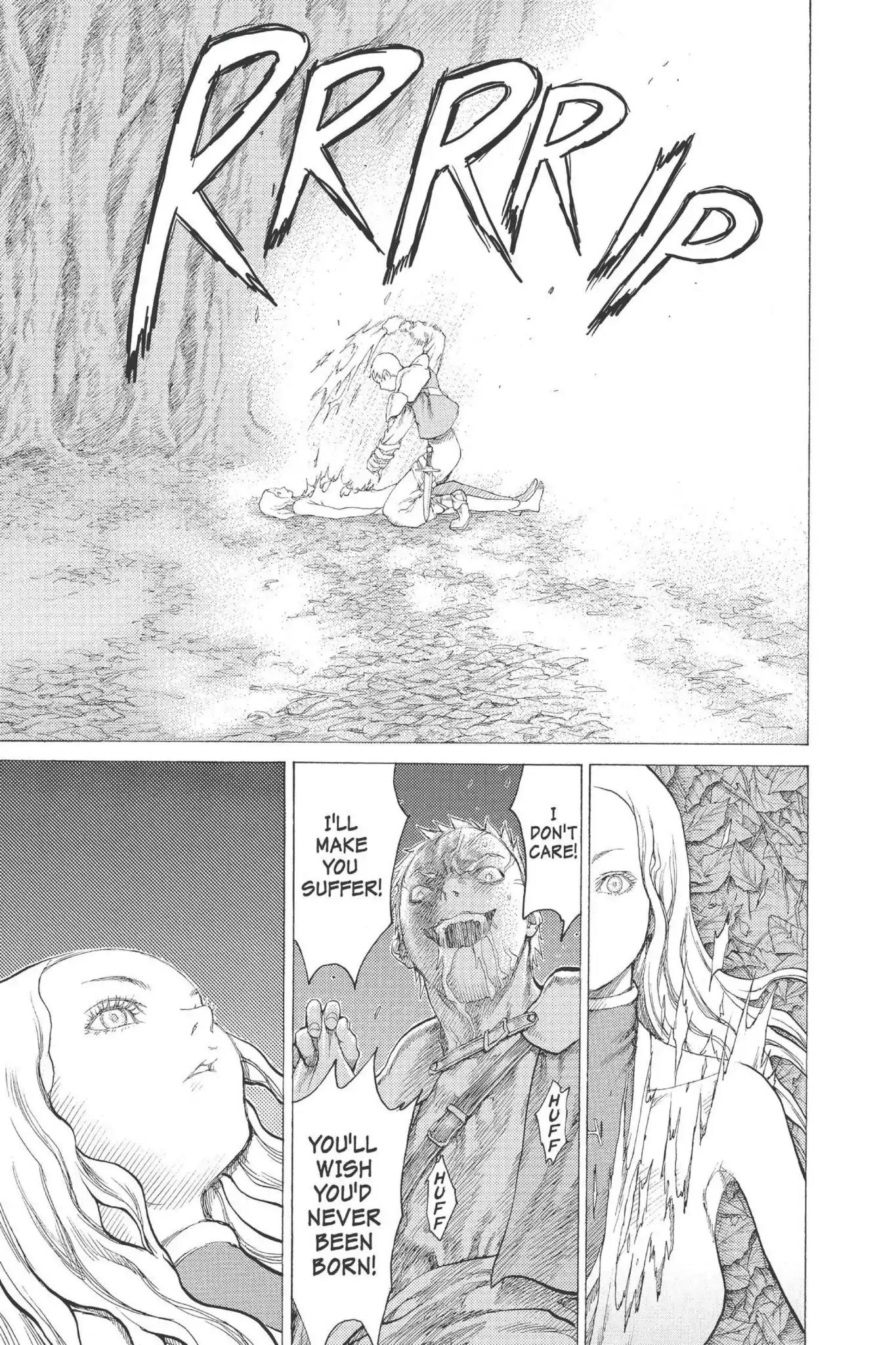 Claymore Chapter 15 page 11 - Chapter 15: Vol.3 Scene 15: Teresa of the Faint Smile, Part 4
