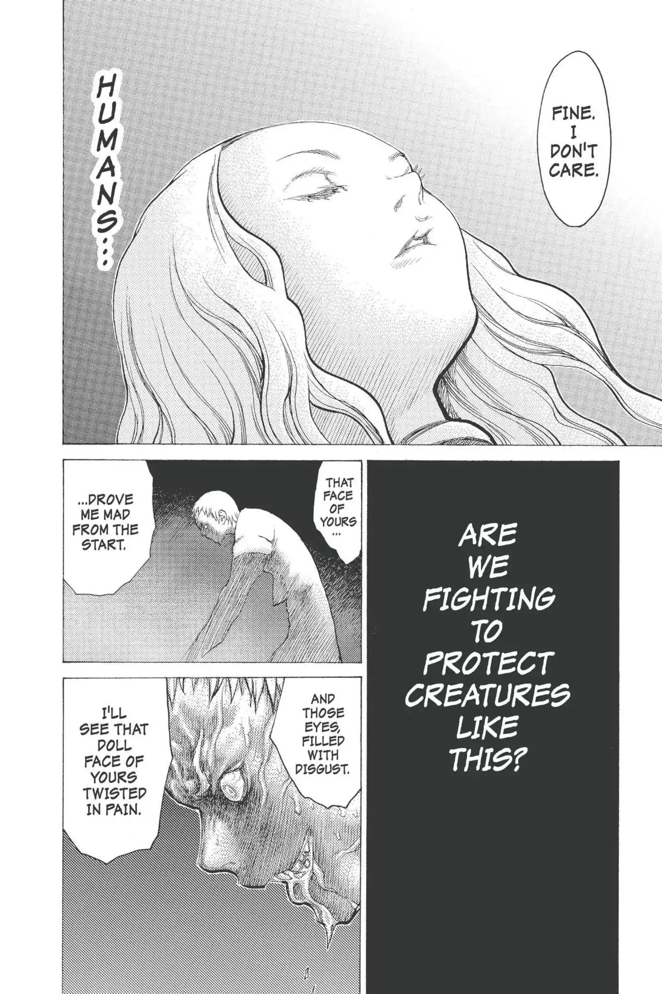 Claymore Chapter 15 page 12 - Chapter 15: Vol.3 Scene 15: Teresa of the Faint Smile, Part 4