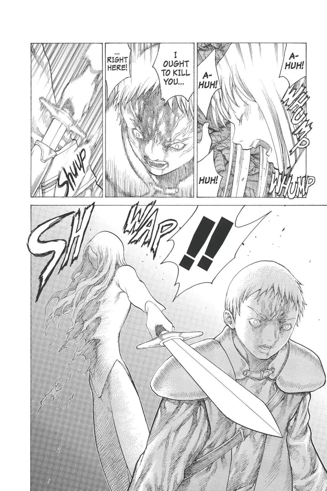 Claymore Chapter 15 page 16 - Chapter 15: Vol.3 Scene 15: Teresa of the Faint Smile, Part 4