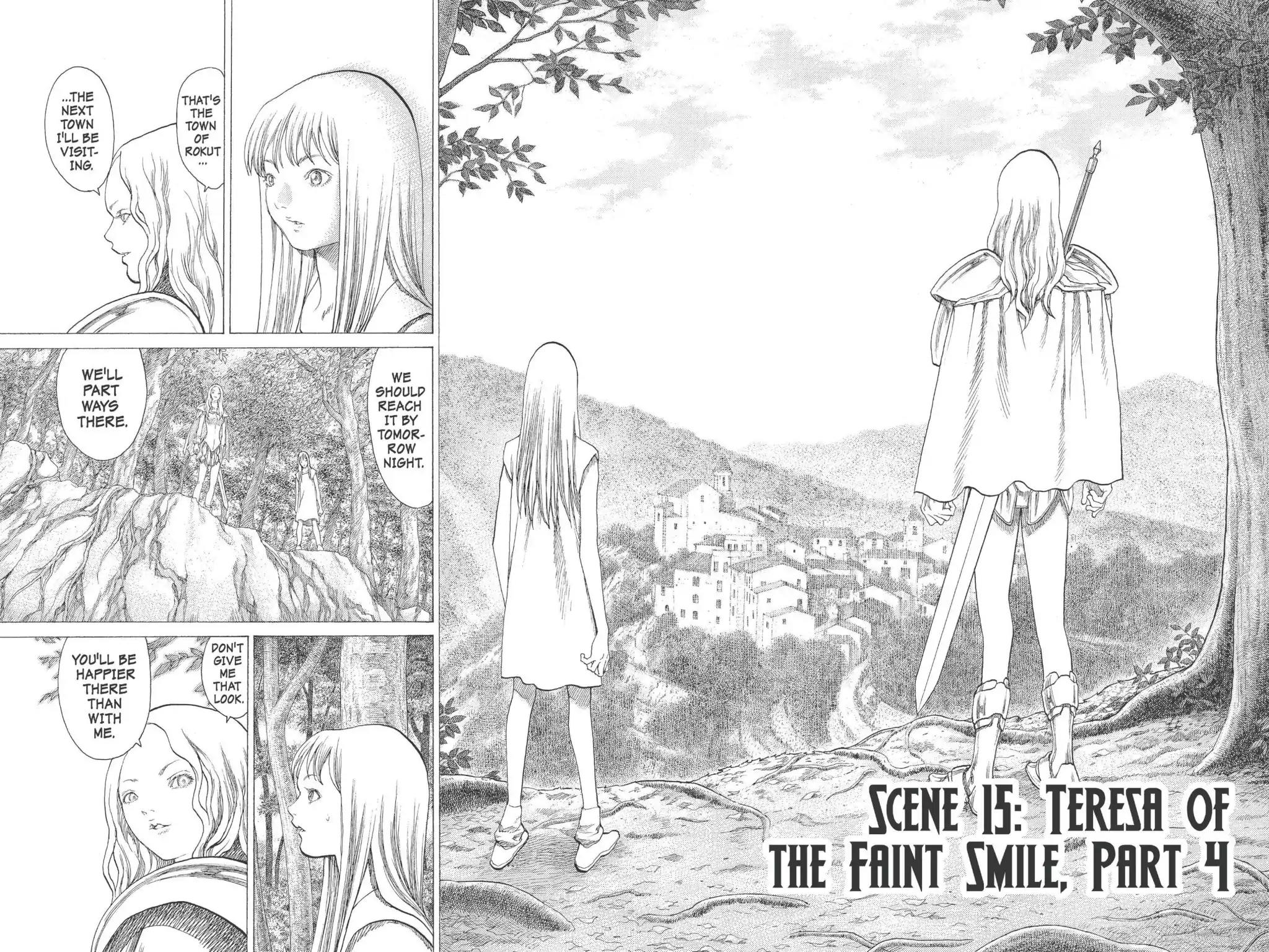 Claymore Chapter 15 page 2 - Chapter 15: Vol.3 Scene 15: Teresa of the Faint Smile, Part 4