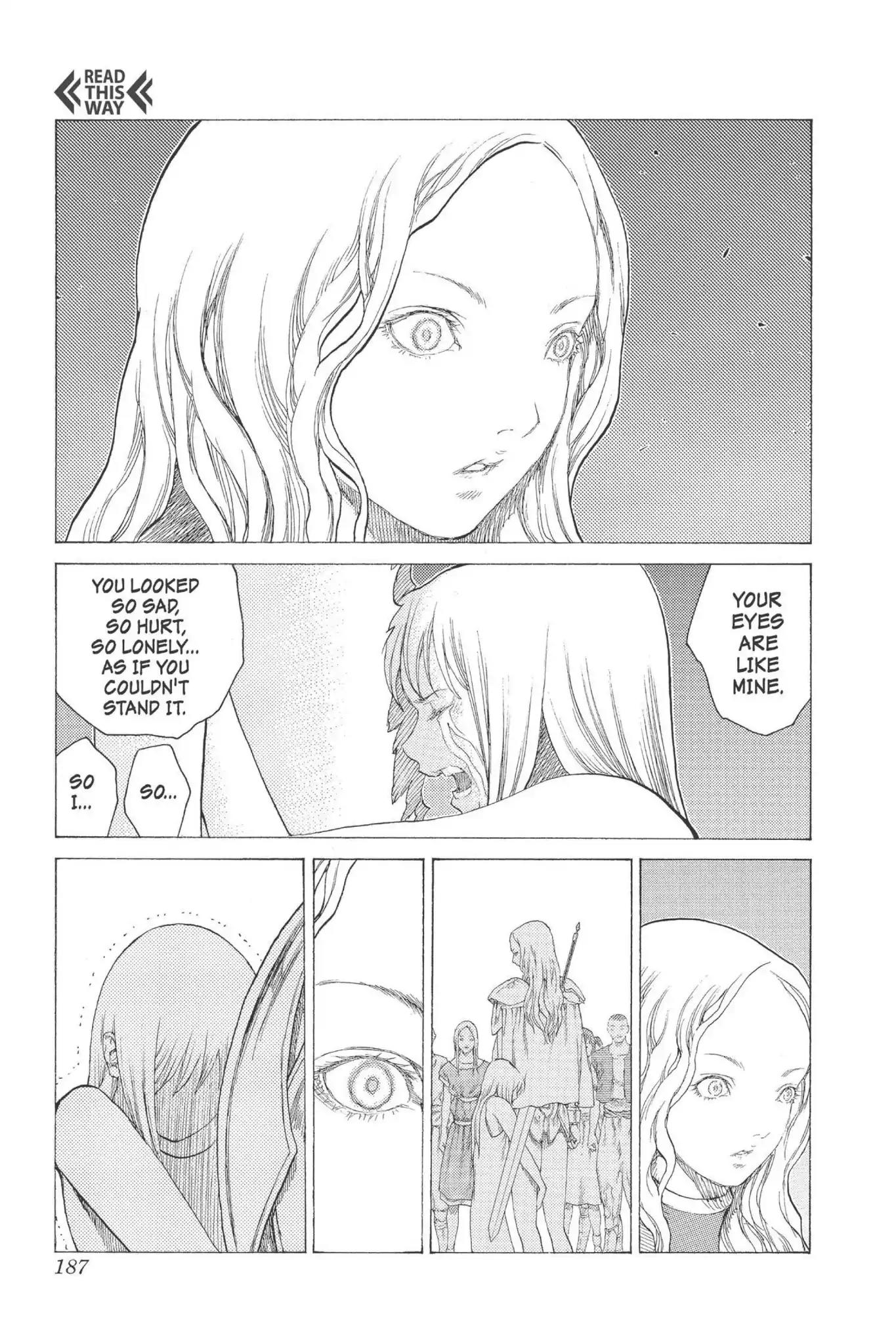 Claymore Chapter 15 page 25 - Chapter 15: Vol.3 Scene 15: Teresa of the Faint Smile, Part 4