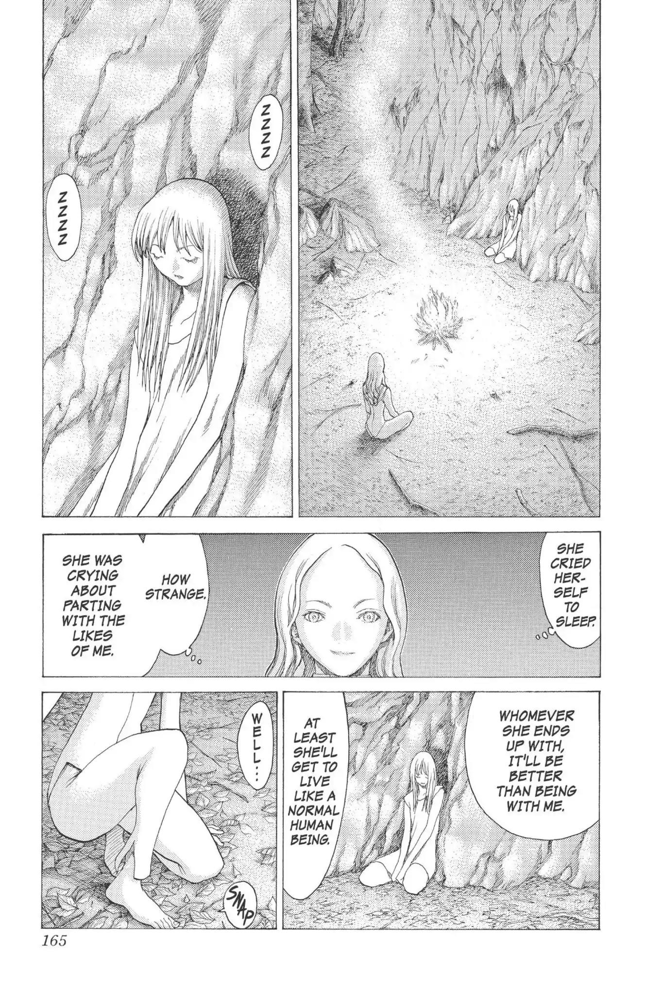 Claymore Chapter 15 page 4 - Chapter 15: Vol.3 Scene 15: Teresa of the Faint Smile, Part 4