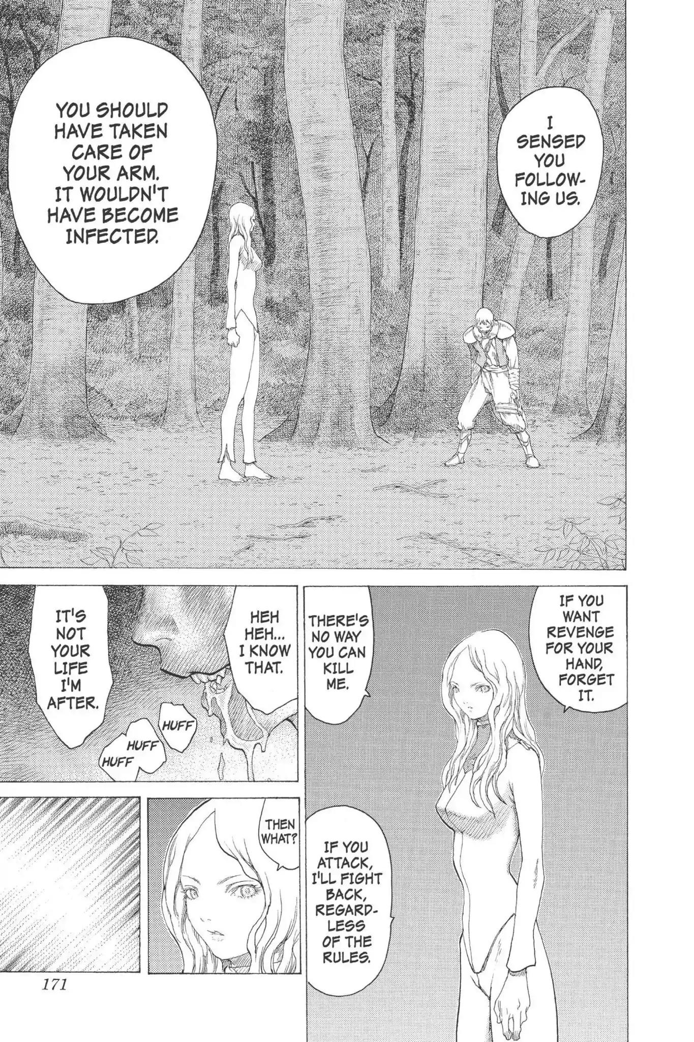 Claymore Chapter 15 page 9 - Chapter 15: Vol.3 Scene 15: Teresa of the Faint Smile, Part 4