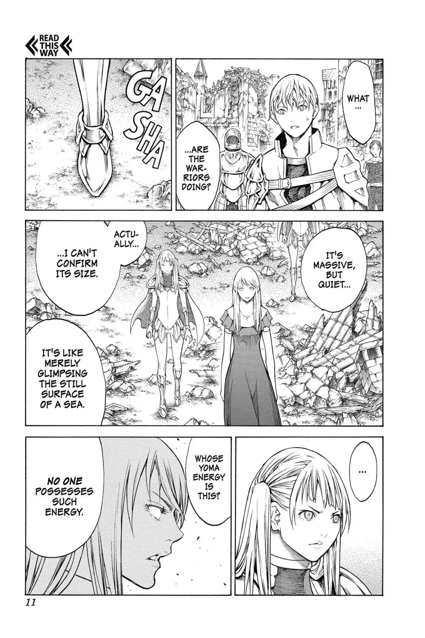 Claymore Chapter 150 page 11 - Chapter 150: Vol.27 Scene 150: Silver-Eyed Warriors, Part 1