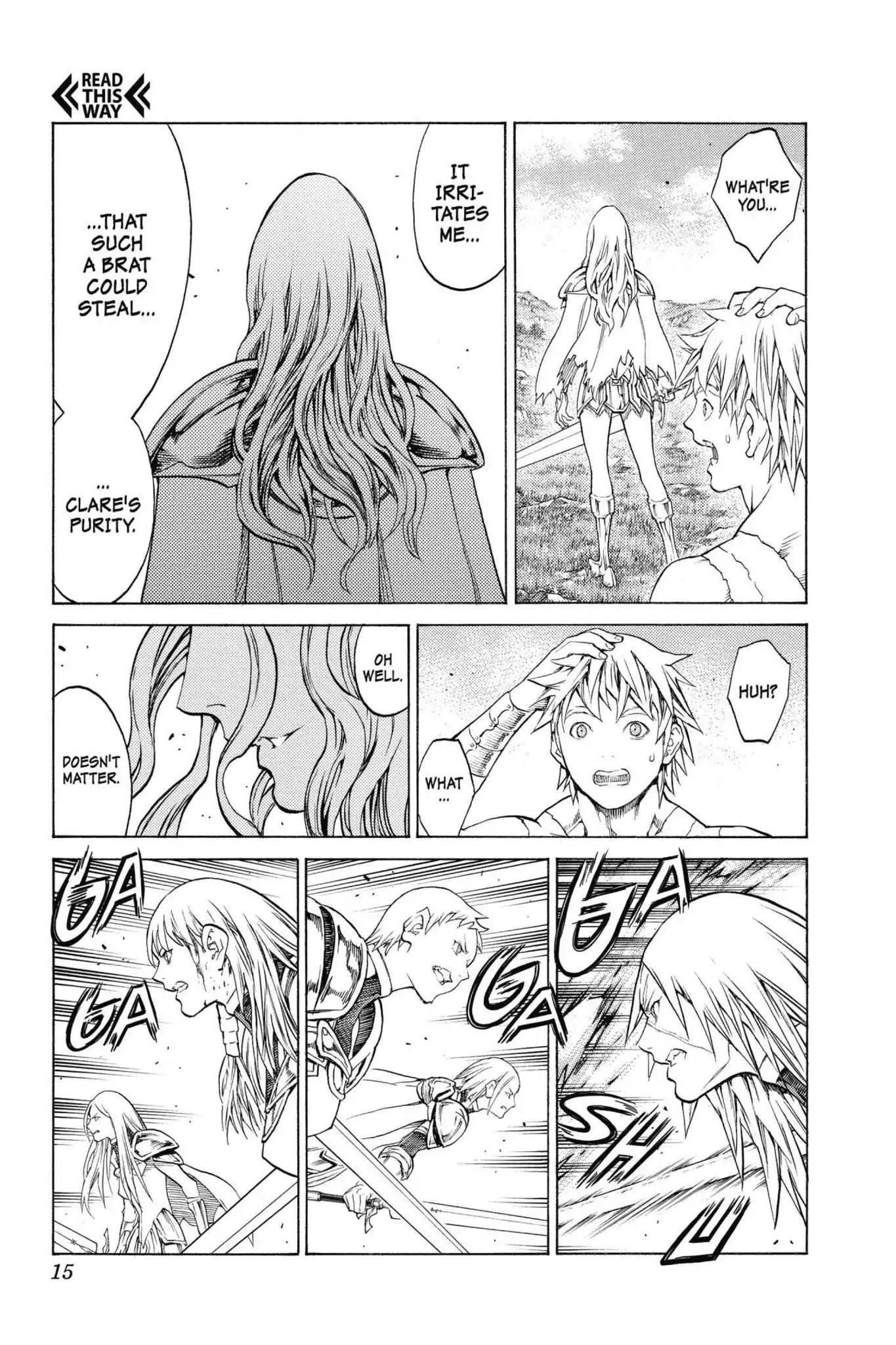Claymore Chapter 150 page 14 - Chapter 150: Vol.27 Scene 150: Silver-Eyed Warriors, Part 1