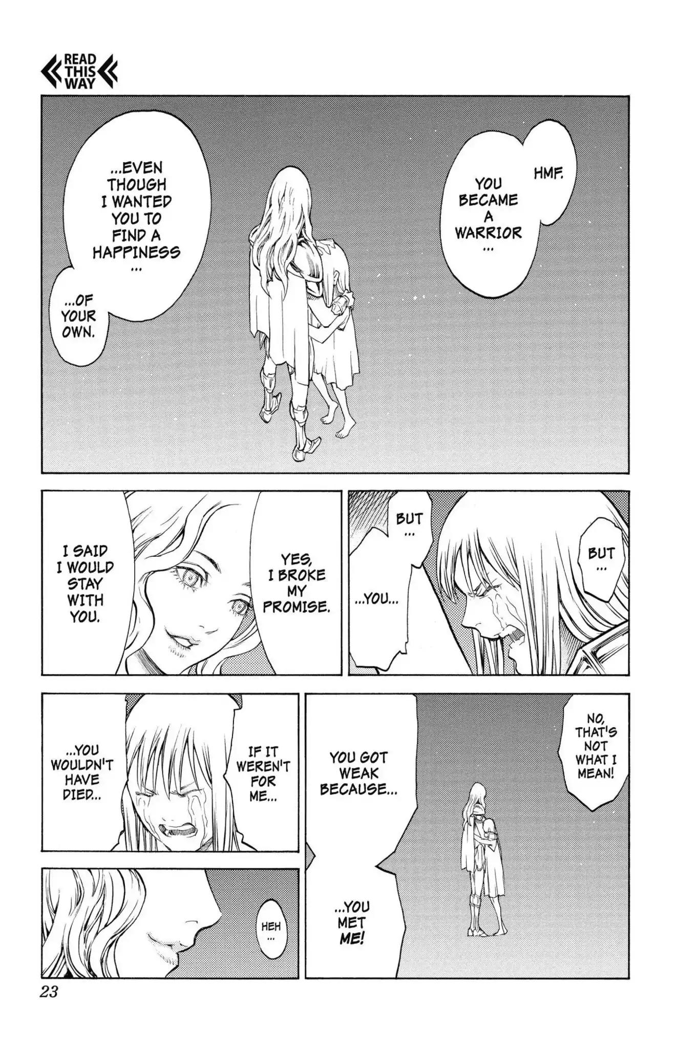Claymore Chapter 150 page 20 - Chapter 150: Vol.27 Scene 150: Silver-Eyed Warriors, Part 1