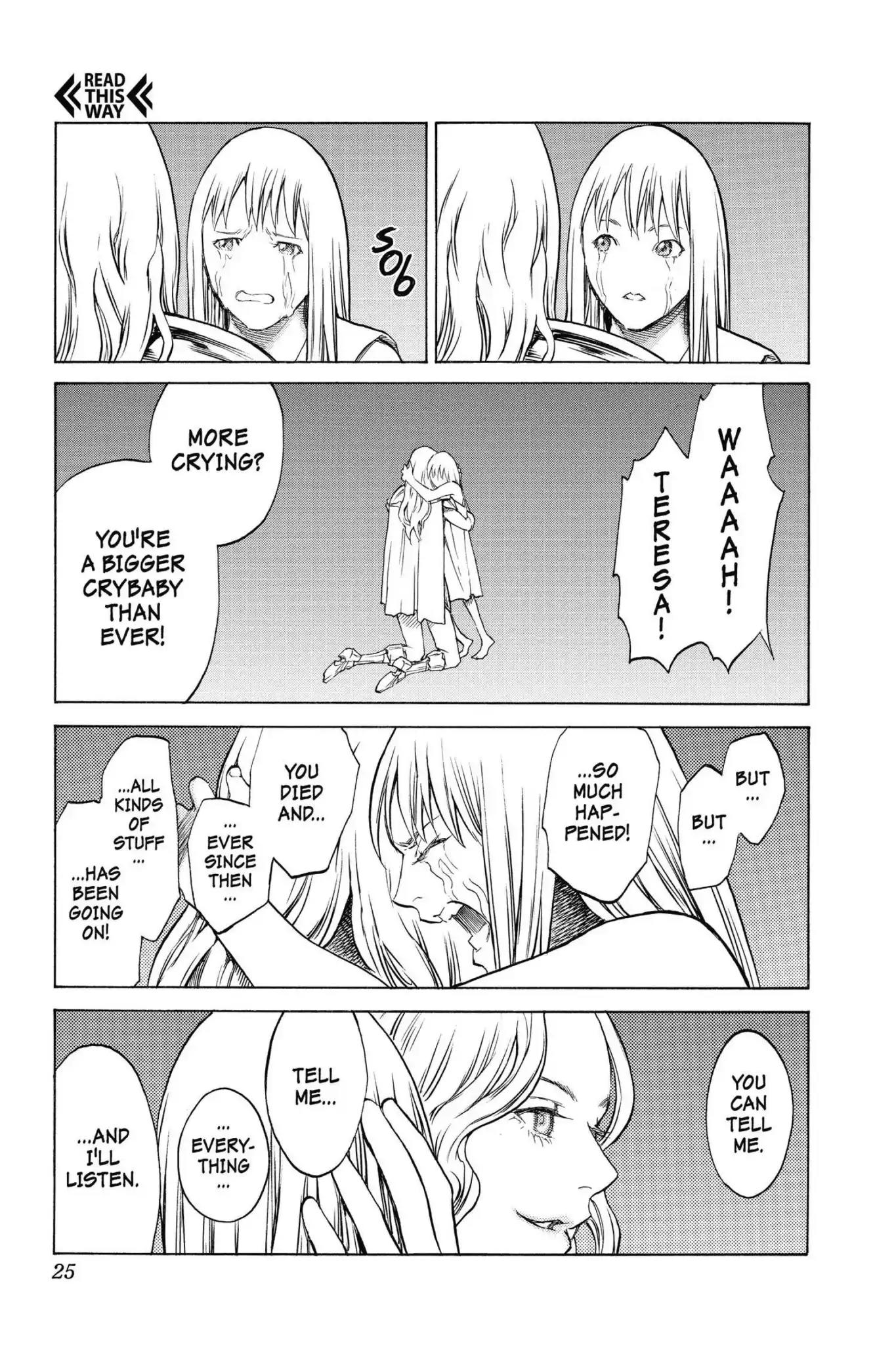 Claymore Chapter 150 page 22 - Chapter 150: Vol.27 Scene 150: Silver-Eyed Warriors, Part 1
